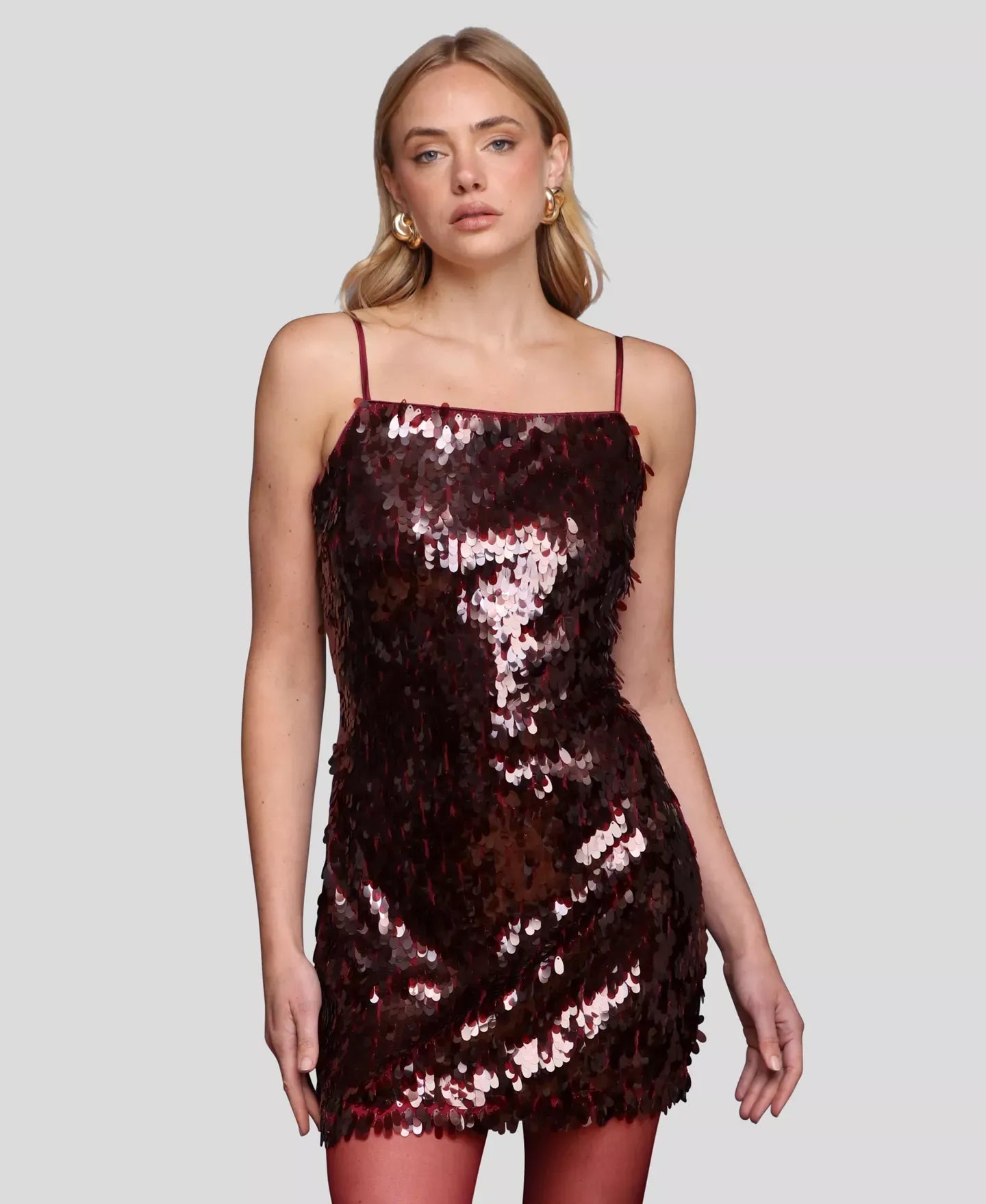 Red Macy's Burgundy Lace Dress Kensie Lace Midi Fit Flare Dress Macy's