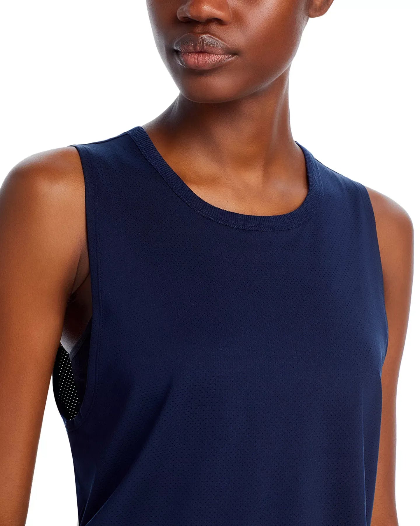 AQUA Mesh Sleeveless Top - Exclusive