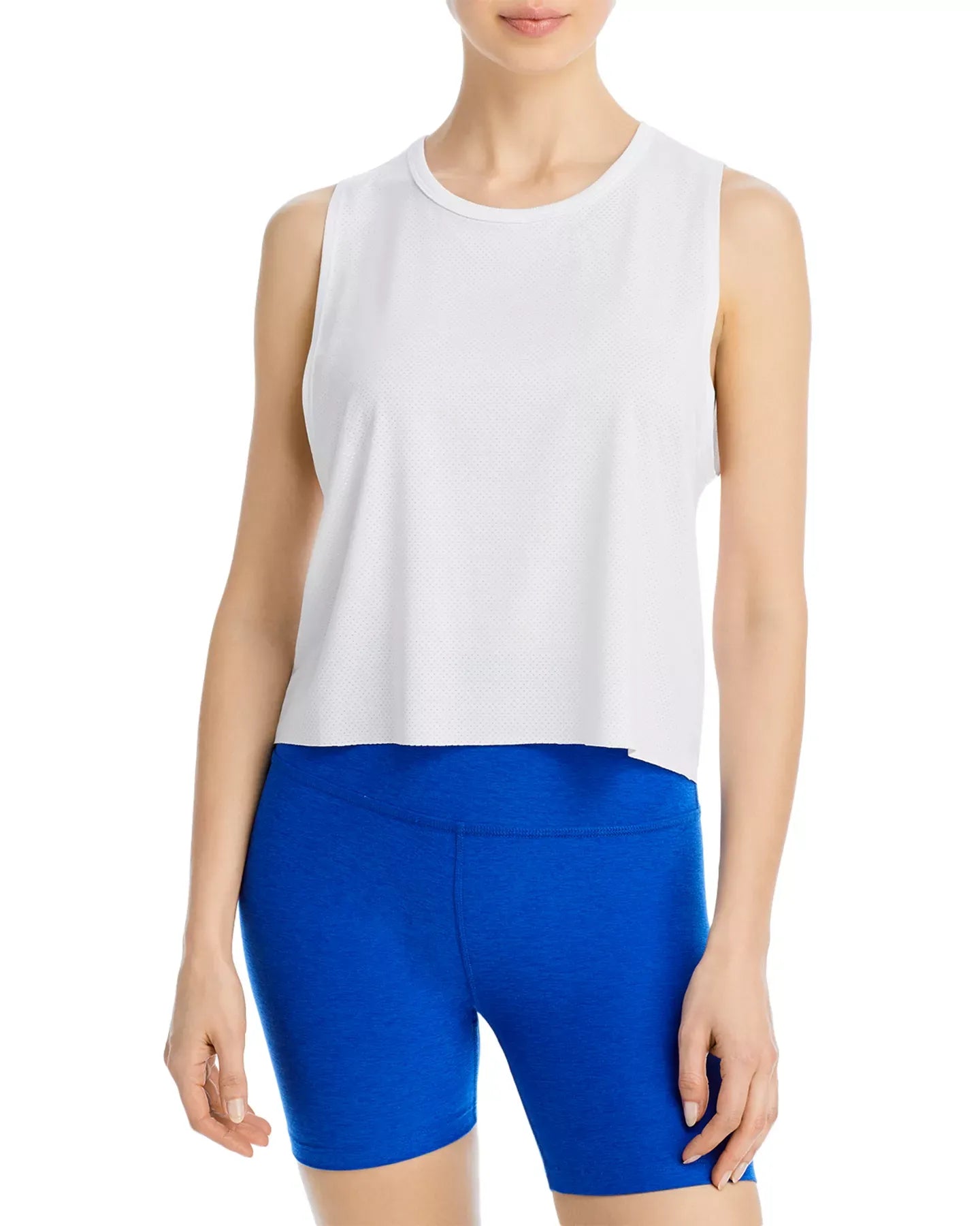 AQUA Mesh Sleeveless Top - Exclusive