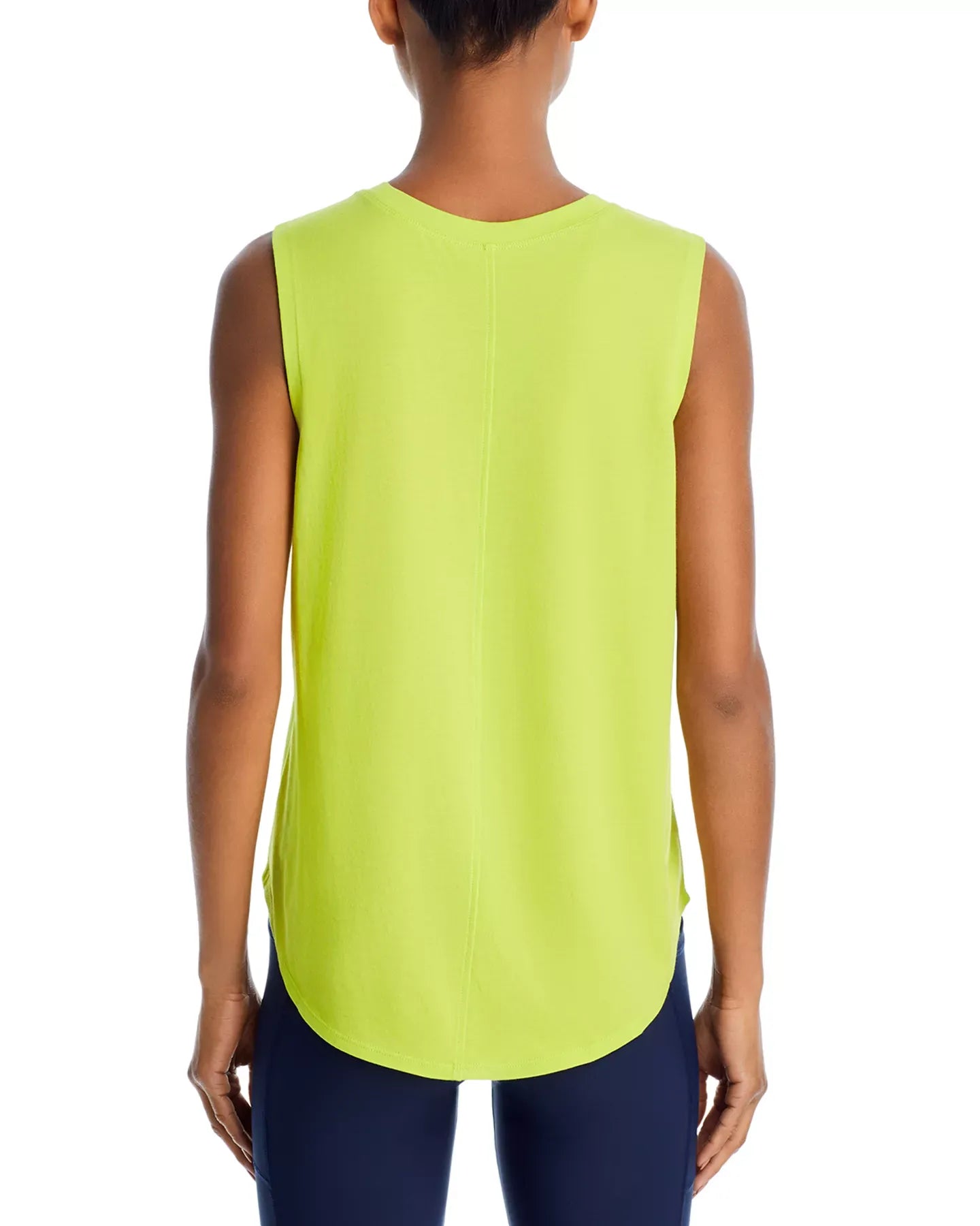 AQUA Scallop Hem Tank Top - Exclusive