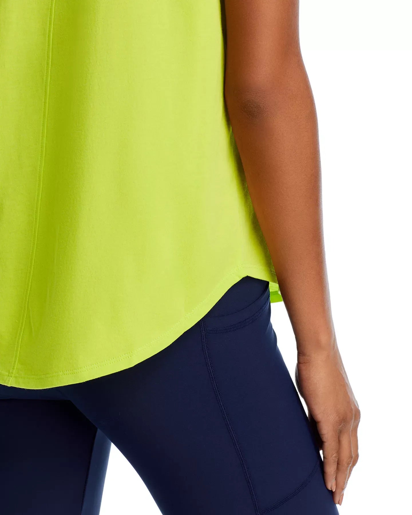 AQUA Scallop Hem Tank Top - Exclusive