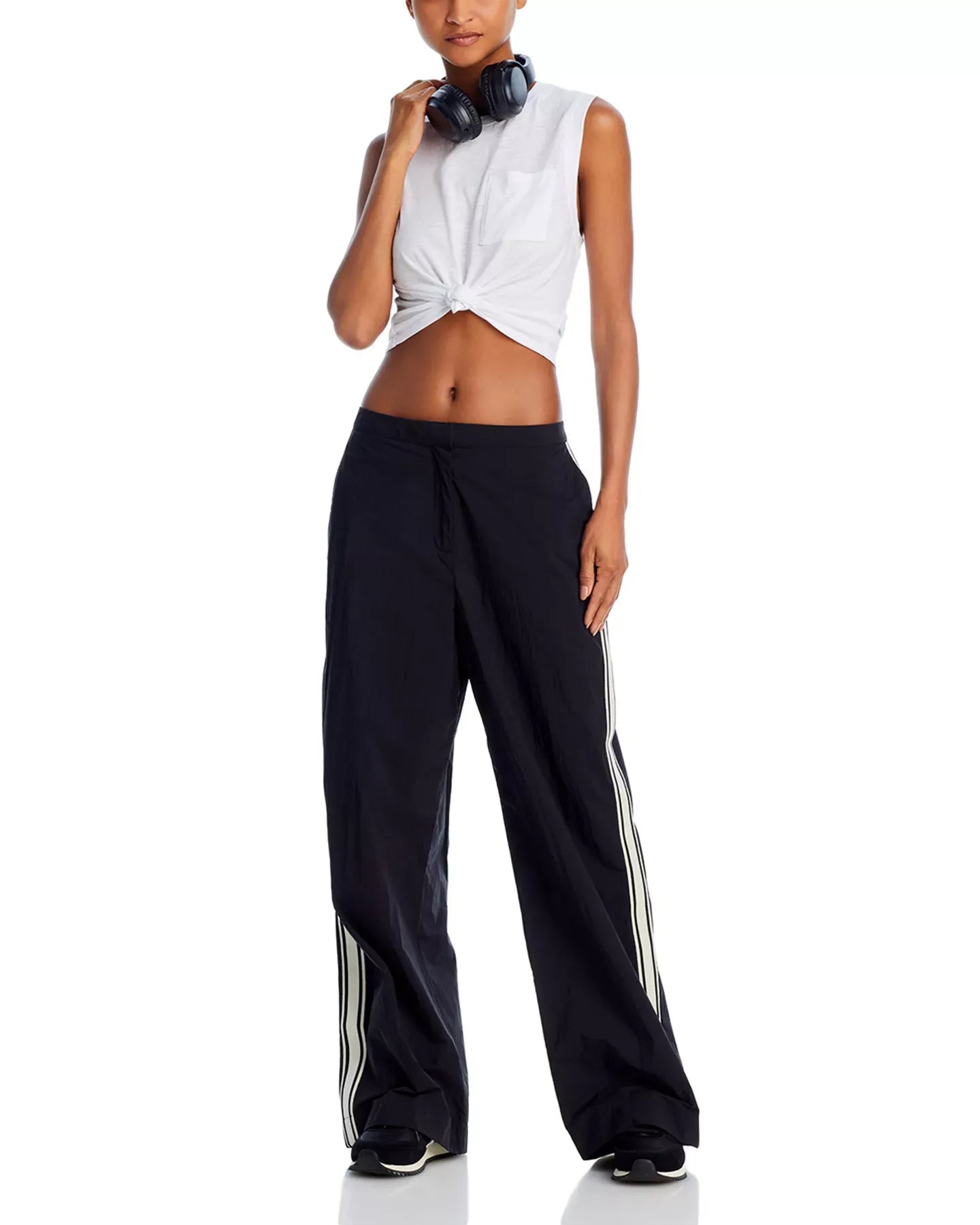 AQUA Slub Jersey Muscle Tank - Exclusive Top