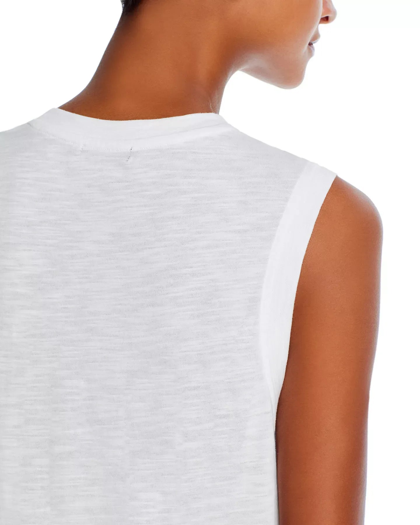 AQUA Slub Jersey Muscle Tank - Exclusive Top