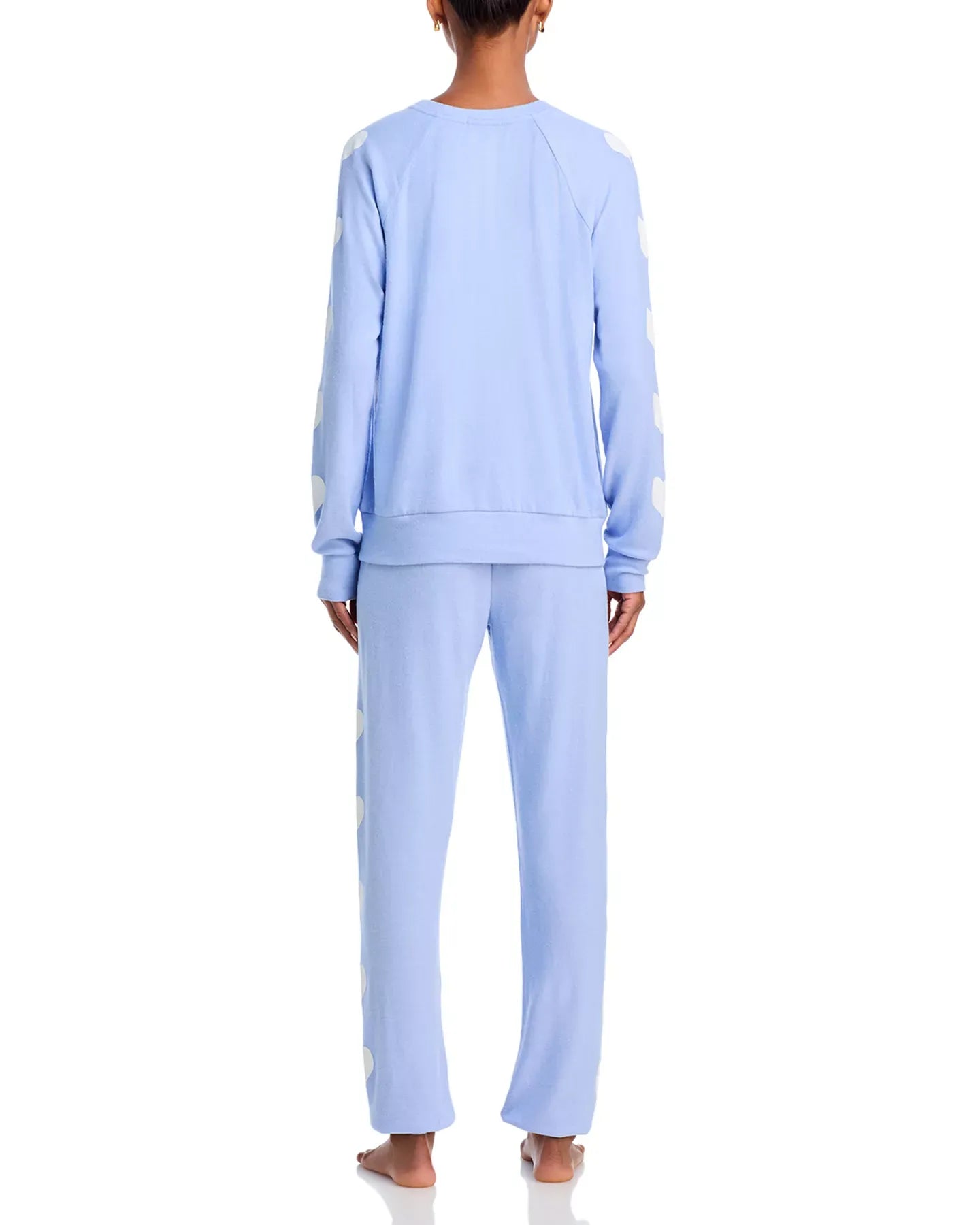 AQUA Long Sleeve Star Print Pajama Set - Exclusive Sleepwear