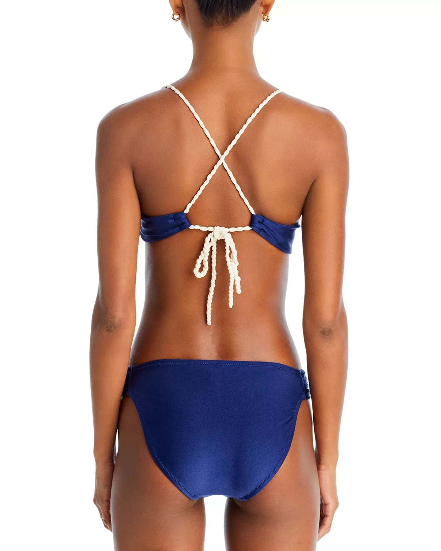 AQUA Ruched Bikini Bottoms - Exclusive Swimsuit