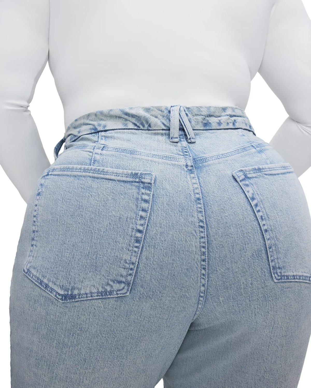 Good American Good '90s High Rise Straight Jeans in I588