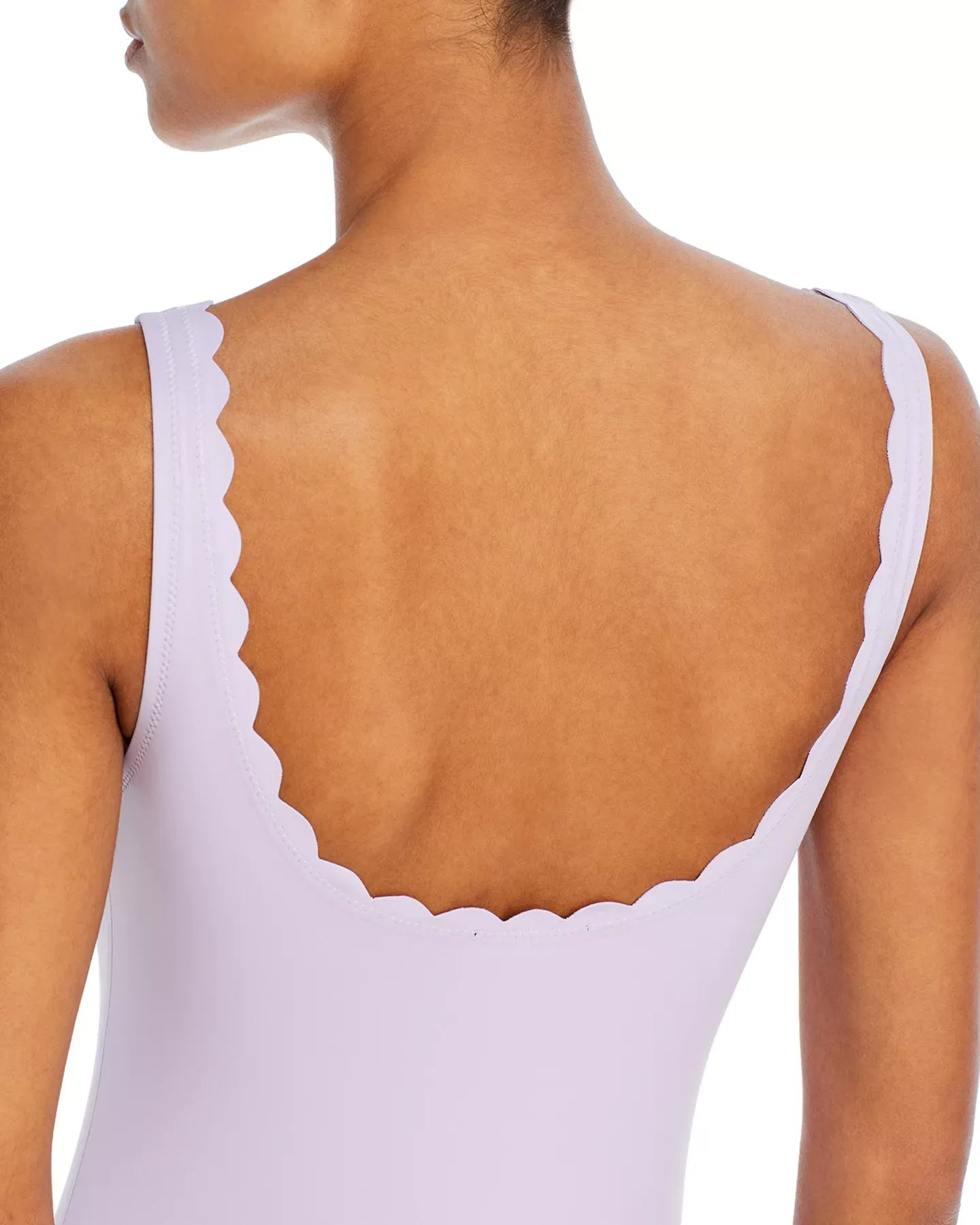 AQUA Scalloped One Piece Swimsuit - Exclusive