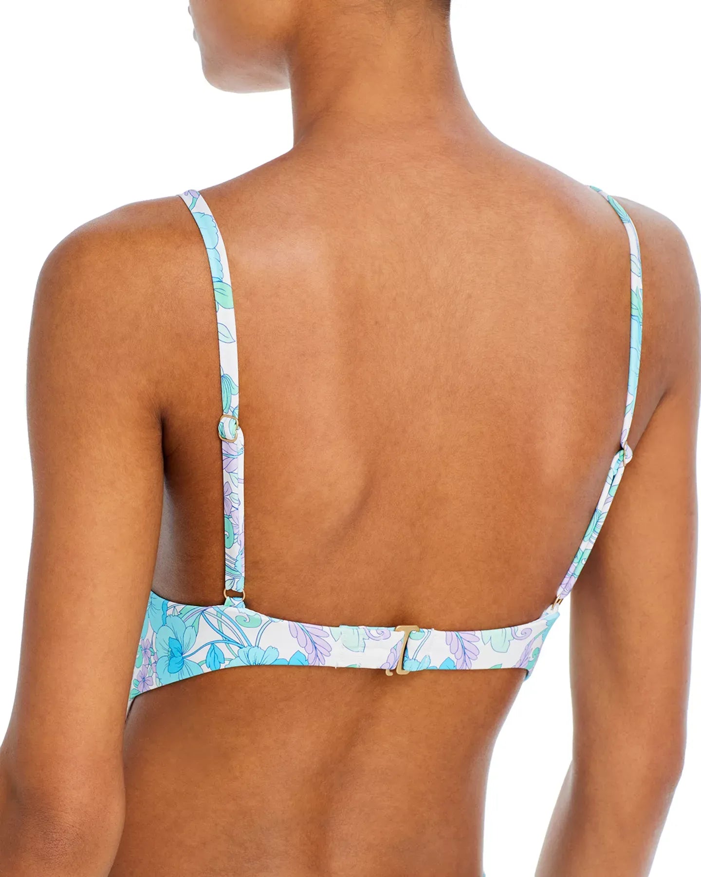 AQUA Smocked Underwire One Piece Swimsuit - Exclusive