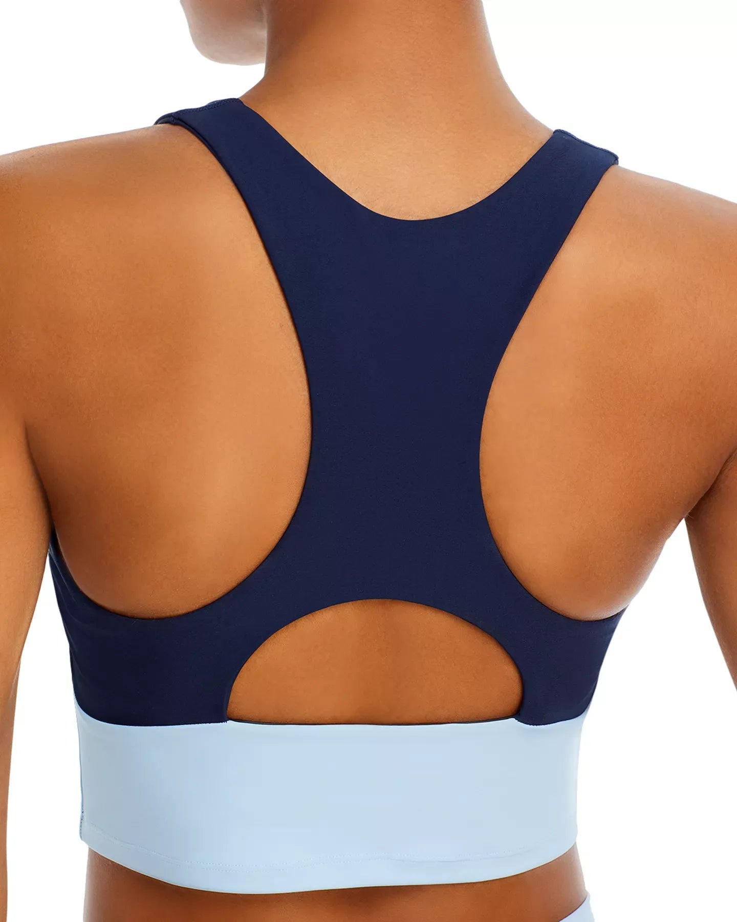 AQUA Color Blocked Sports Bra - Exclusive