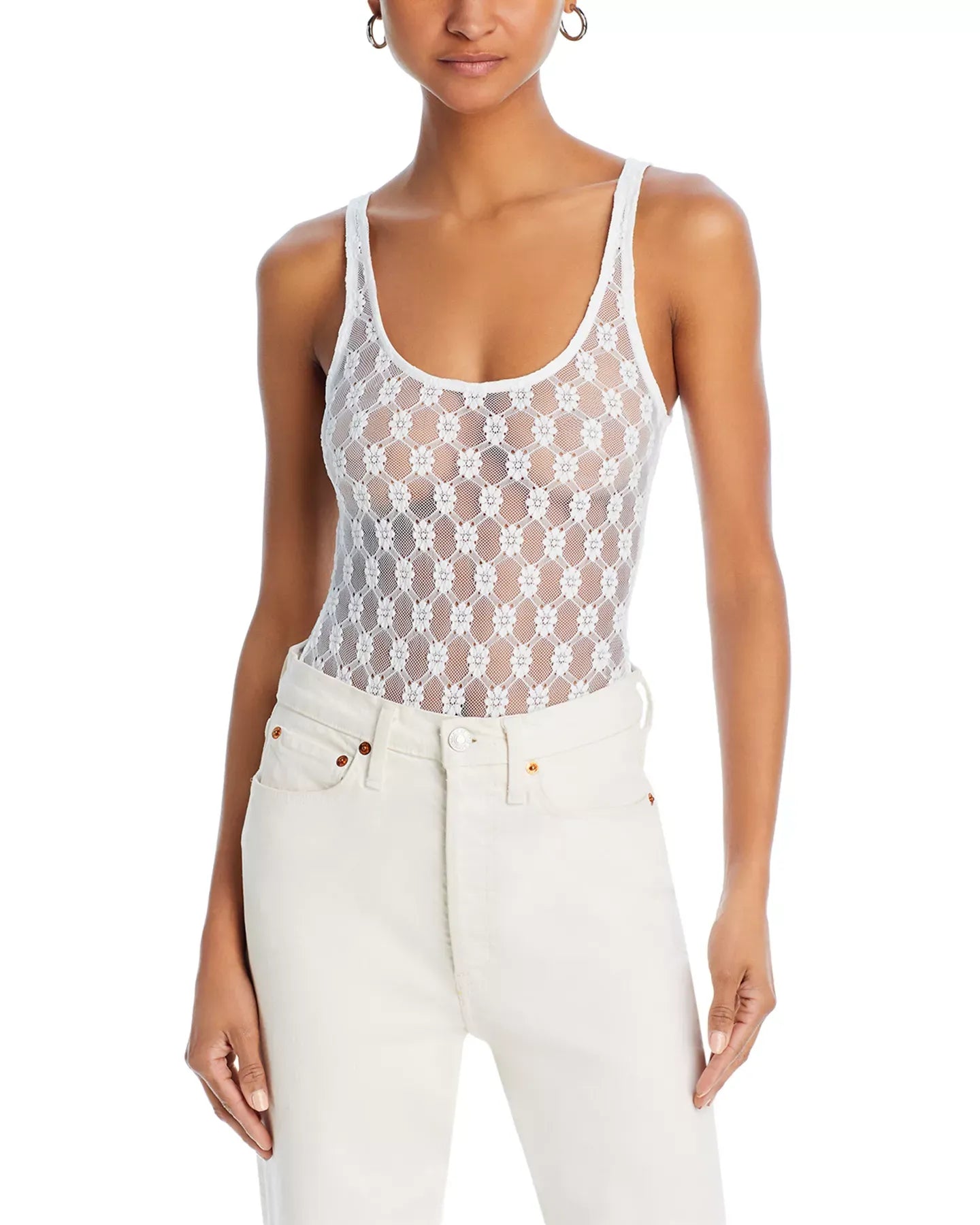 Bardot Adoni Lace Bodysuit Top