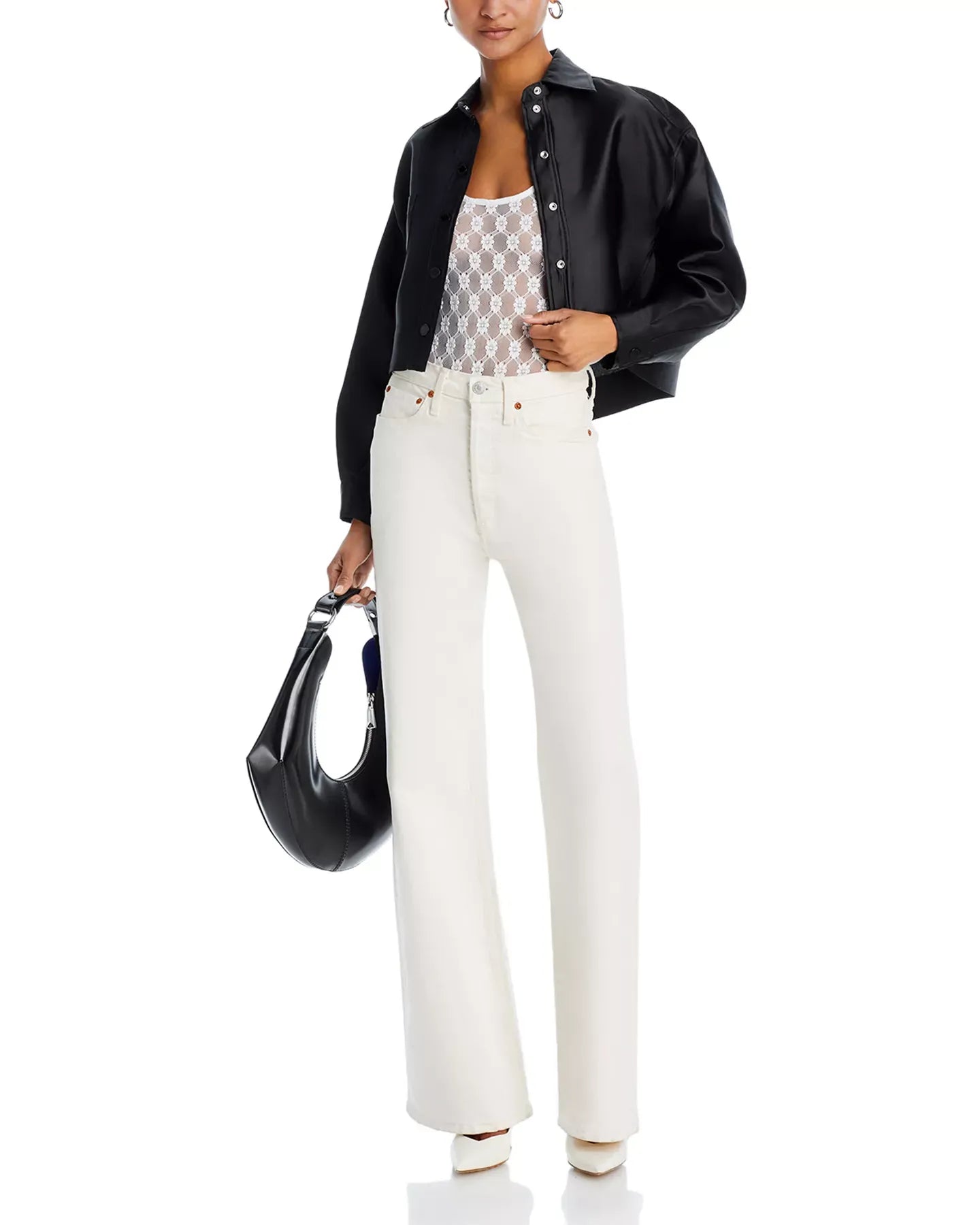 Bardot Adoni Lace Bodysuit Top