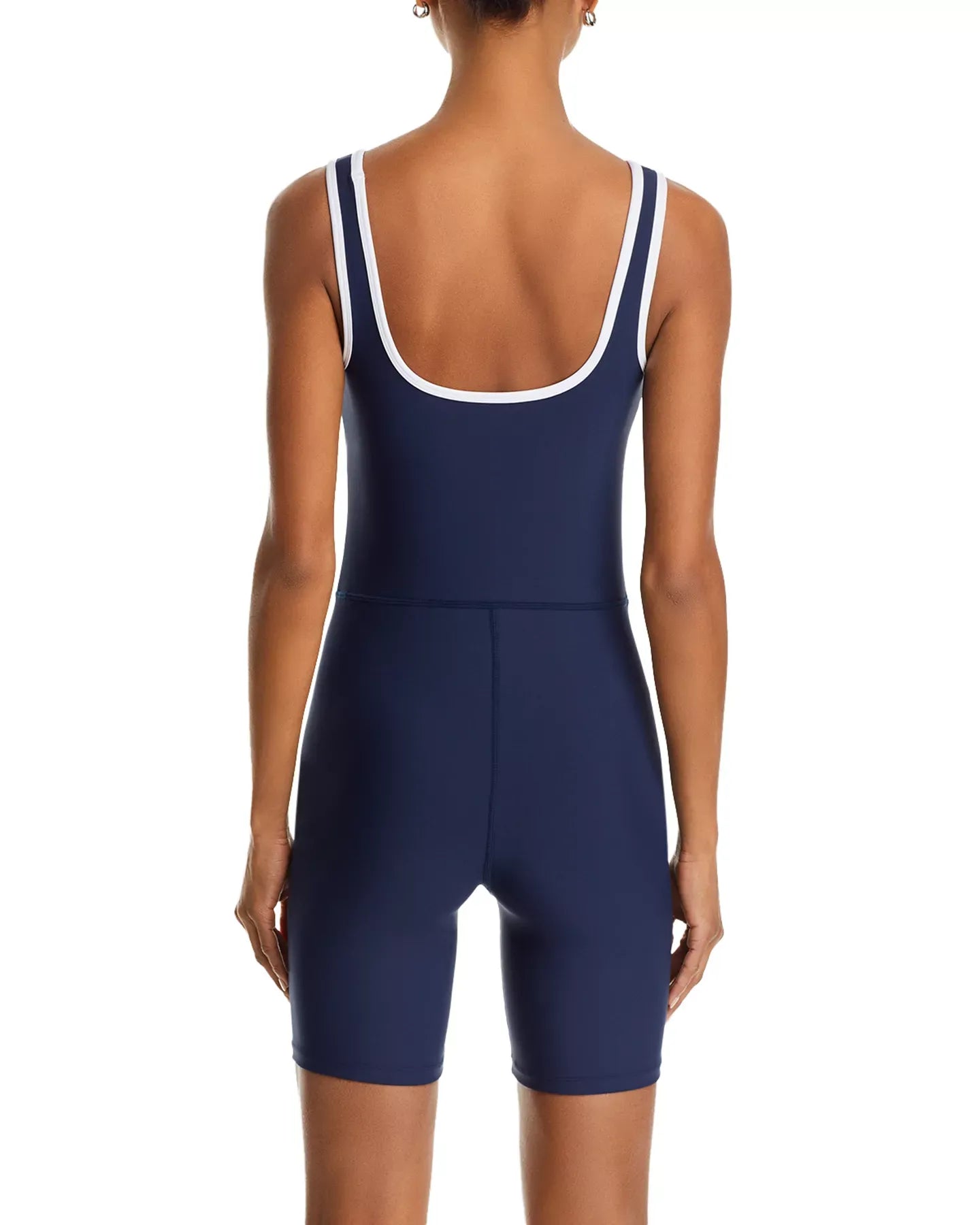 AQUA Square Neck Unitard - Exclusive Jumpsuits