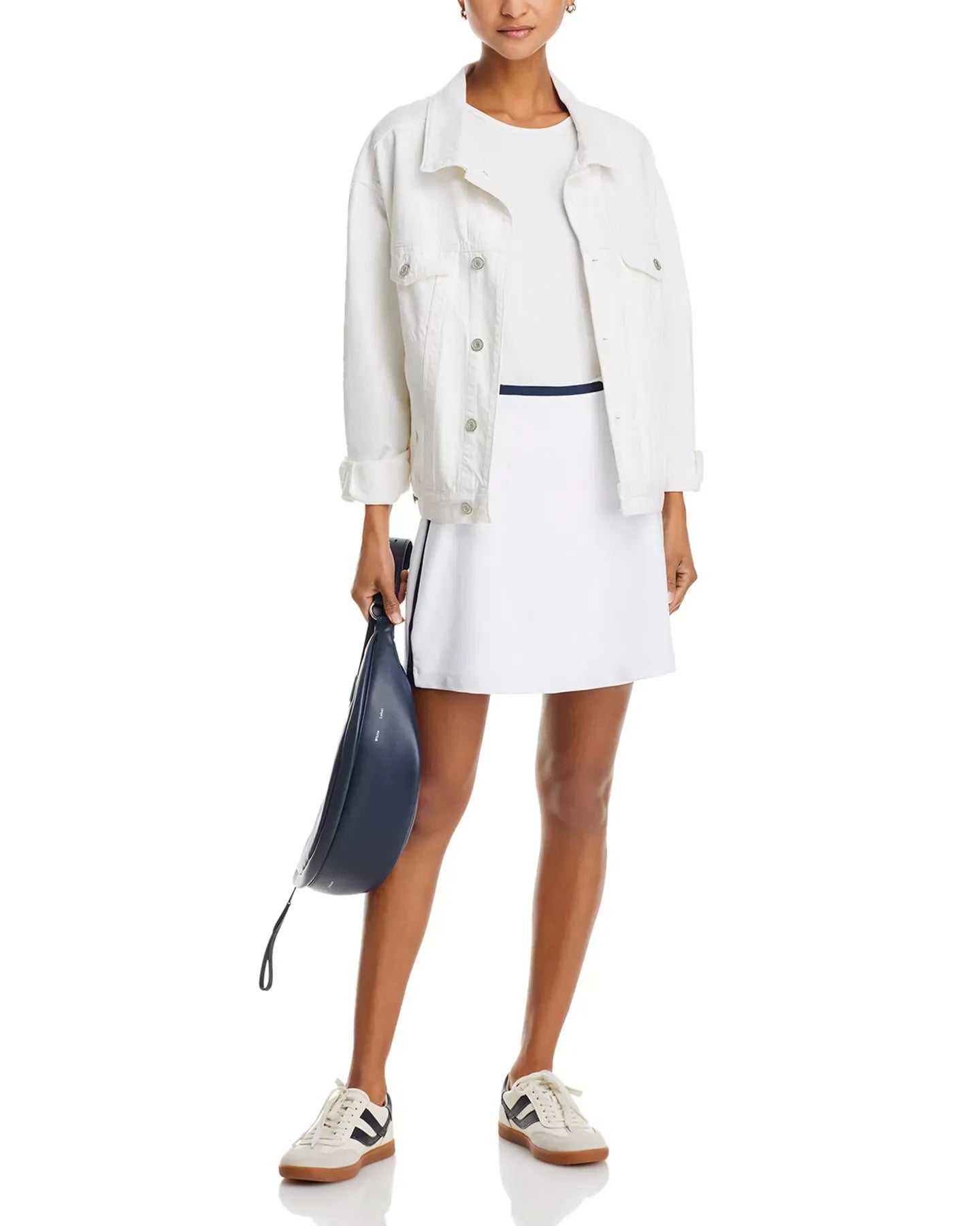 AQUA Stripe Skort - Exclusive Skirt