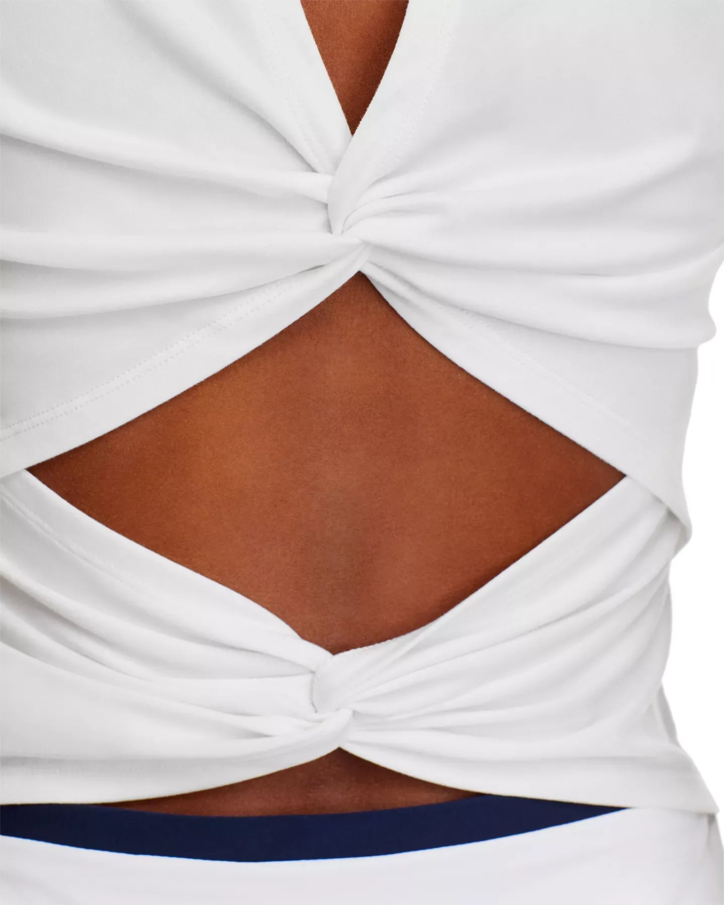 AQUA Double Twist Back Tank Top - Exclusive