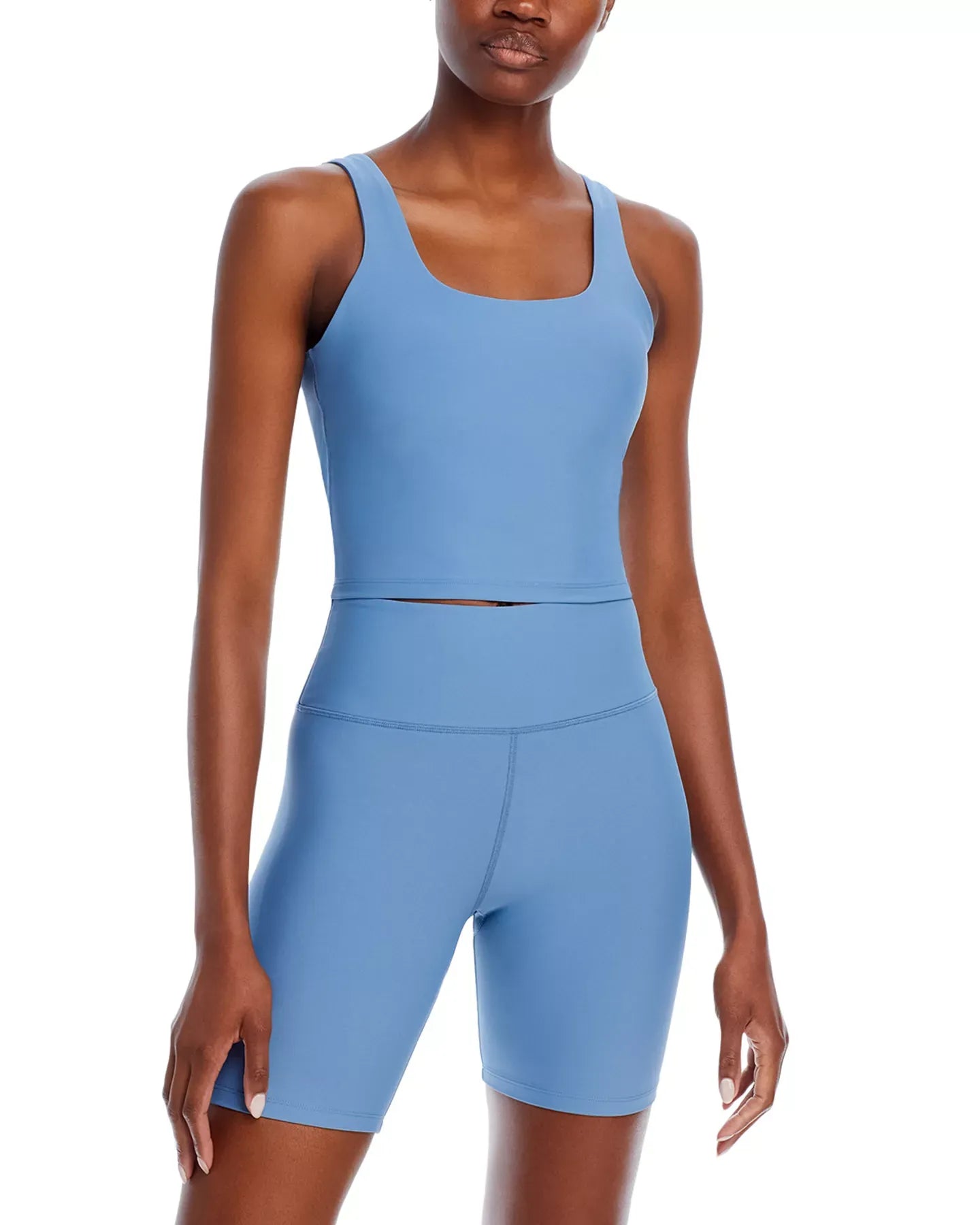 AQUA Square Neck Meet And Greet Top - Exclusive