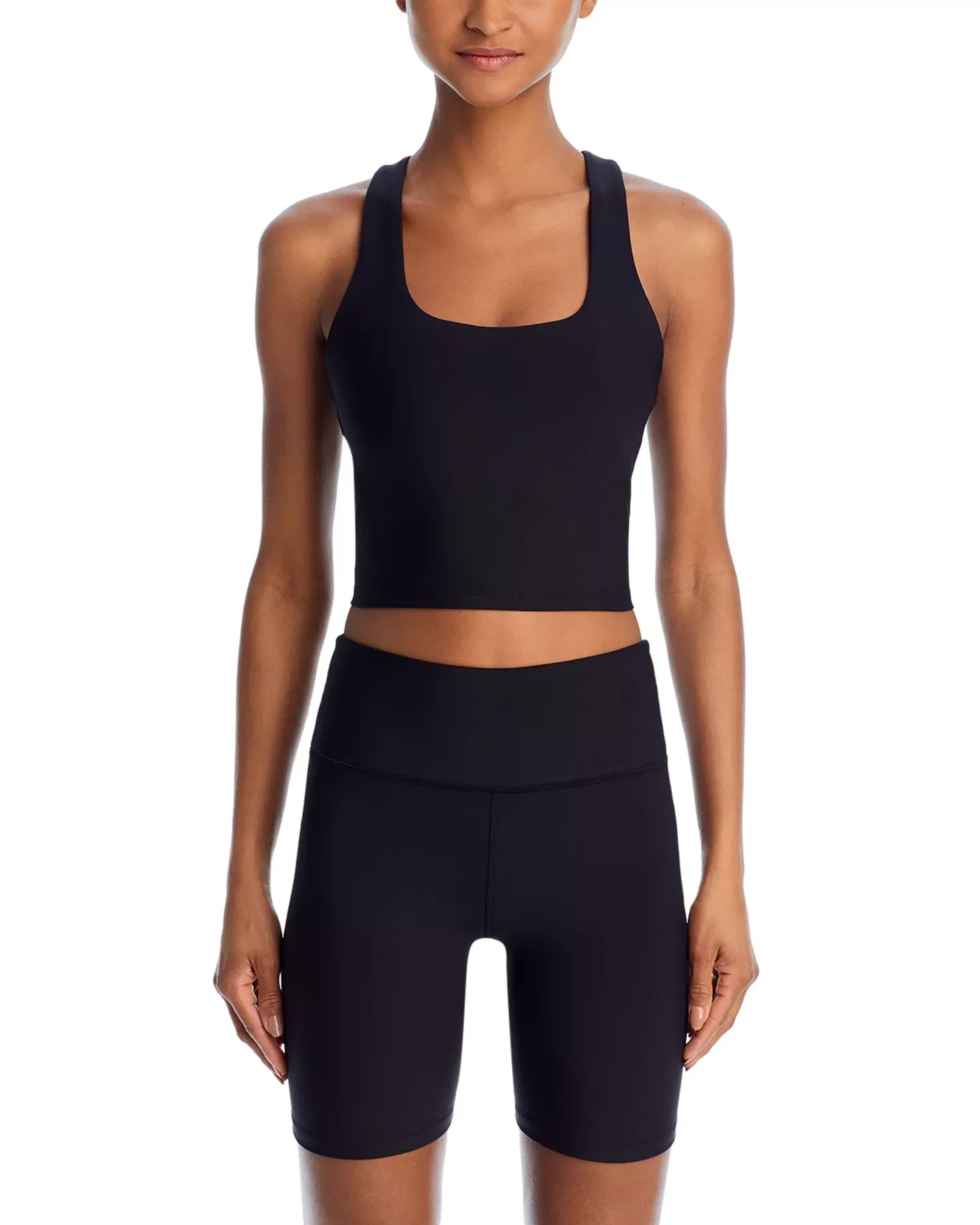 AQUA Square Neck Longline Sports Bra - Exclusive