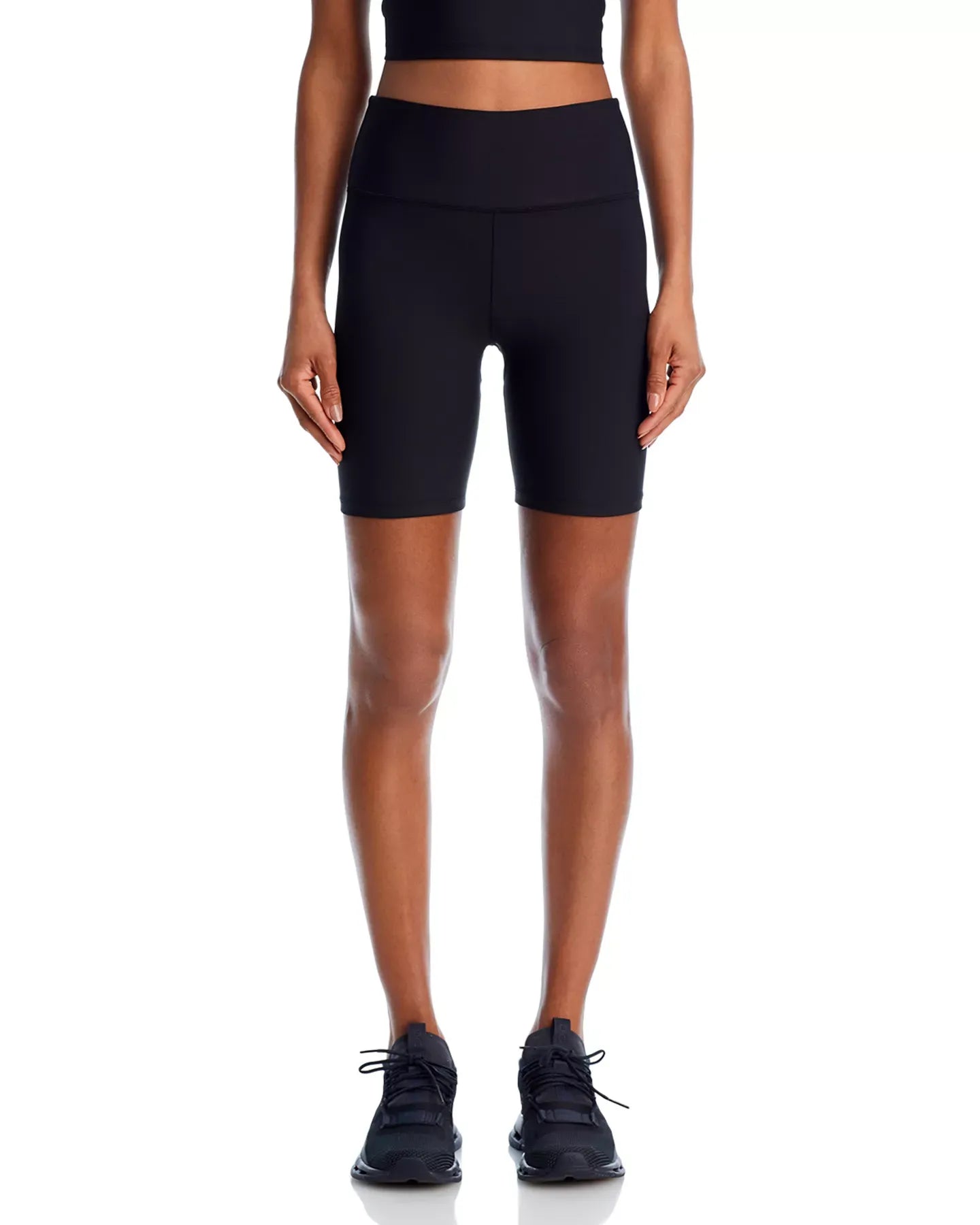 AQUA High Rise Bicycle Shorts - Exclusive