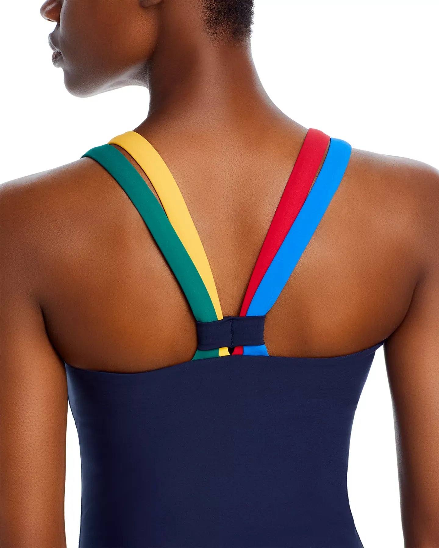 AQUA Strappy Back 7" Short Unitard - Exclusive Jumpsuits