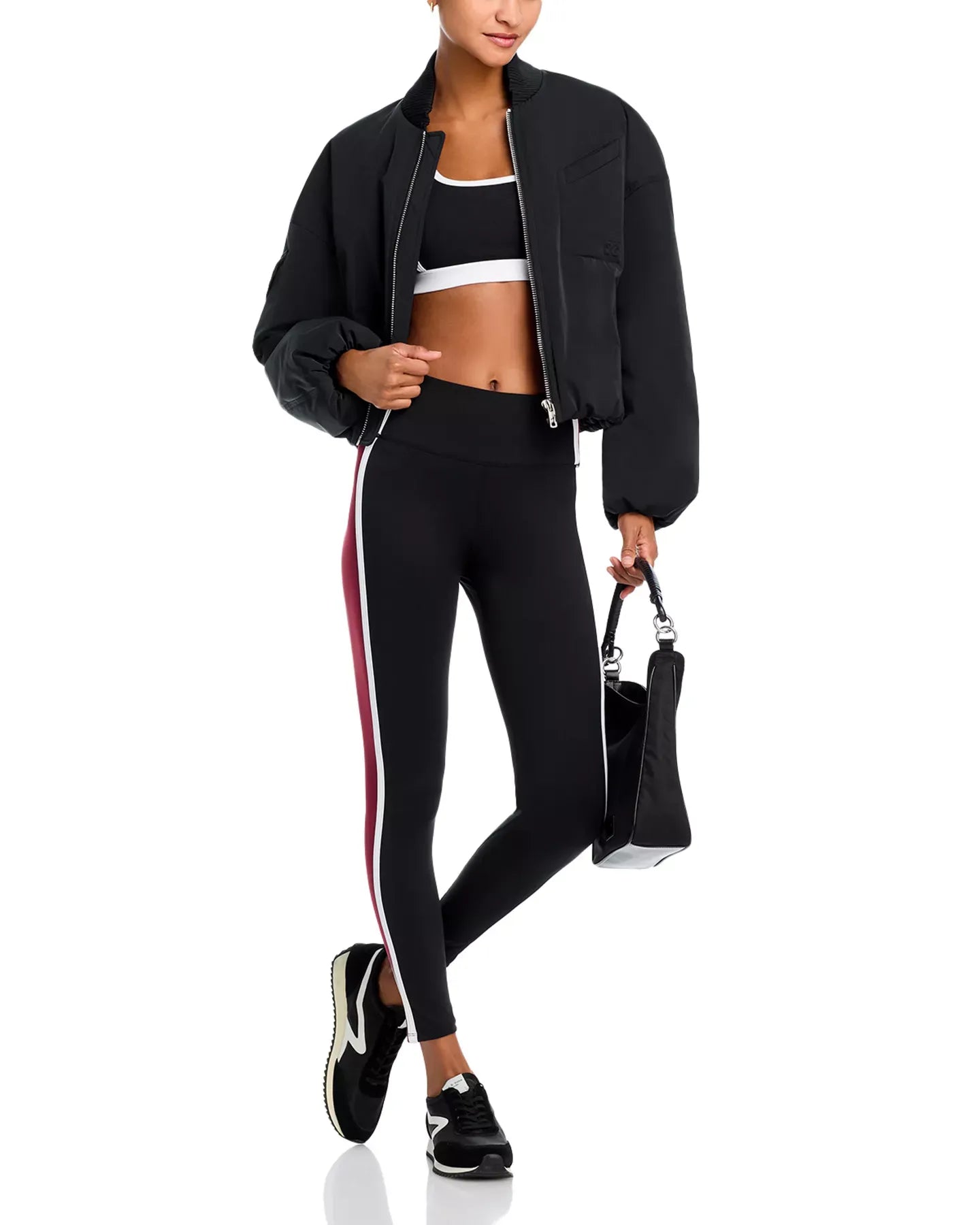 AQUA Toned Out High Rise Leggings - Exclusive Pants