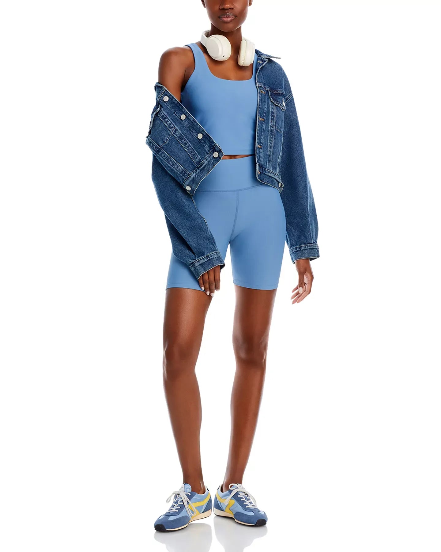 AQUA High Rise Bicycle Shorts - Exclusive