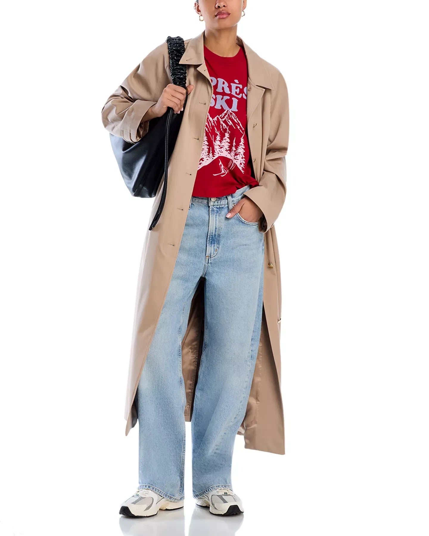 AQUA Aprés Ski Graphic Tee Top