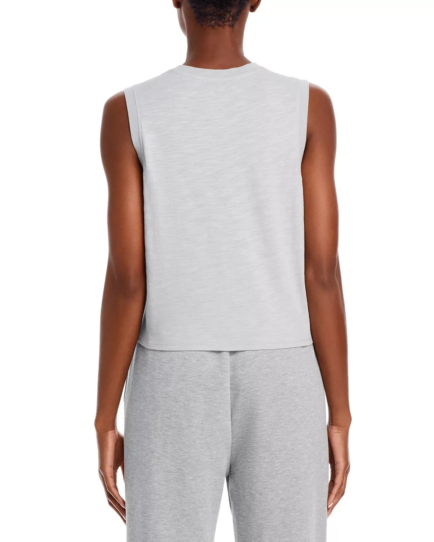 AQUA Slub Jersey Muscle Tank - Exclusive Top