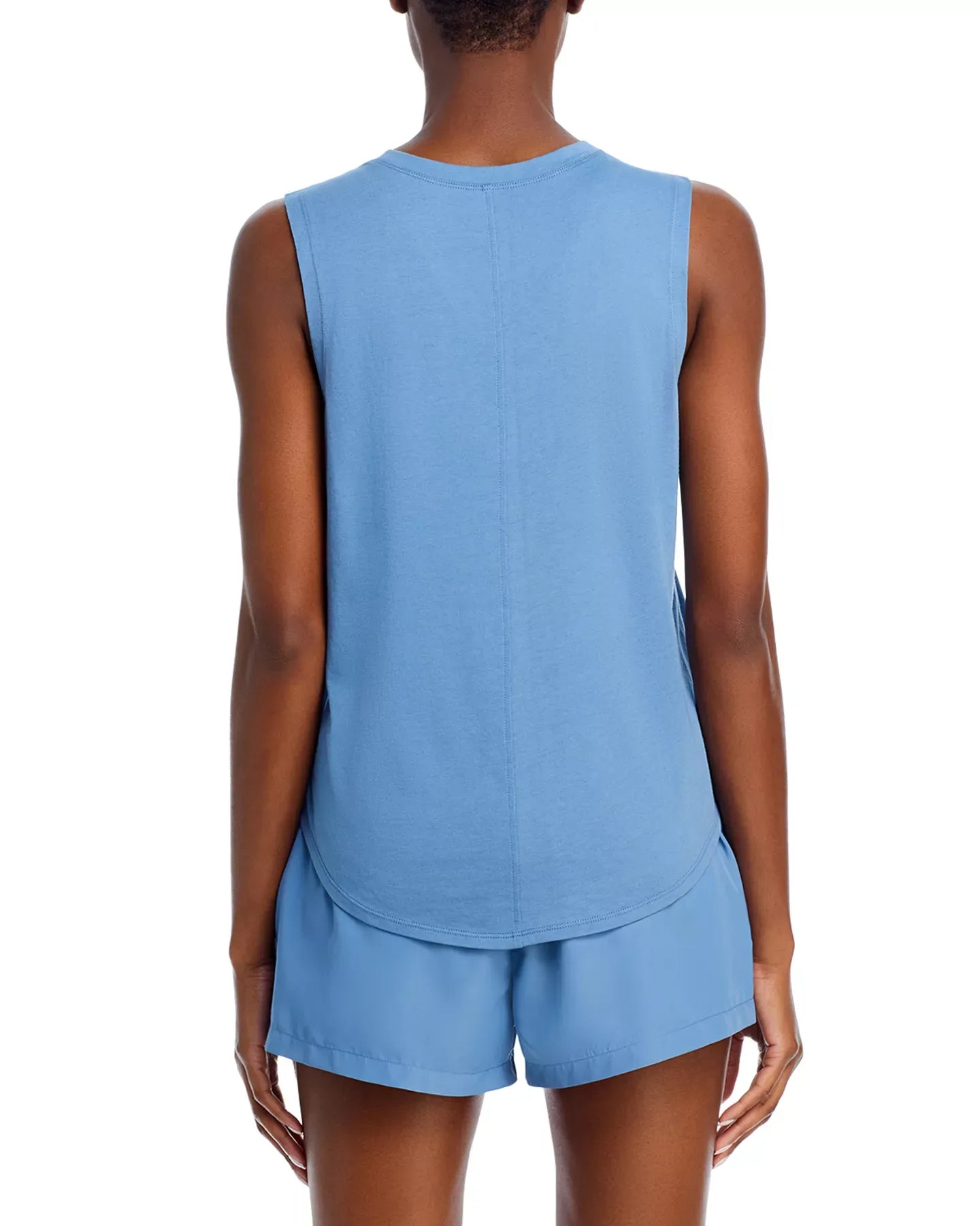 AQUA Scallop Hem Tank Top - Exclusive