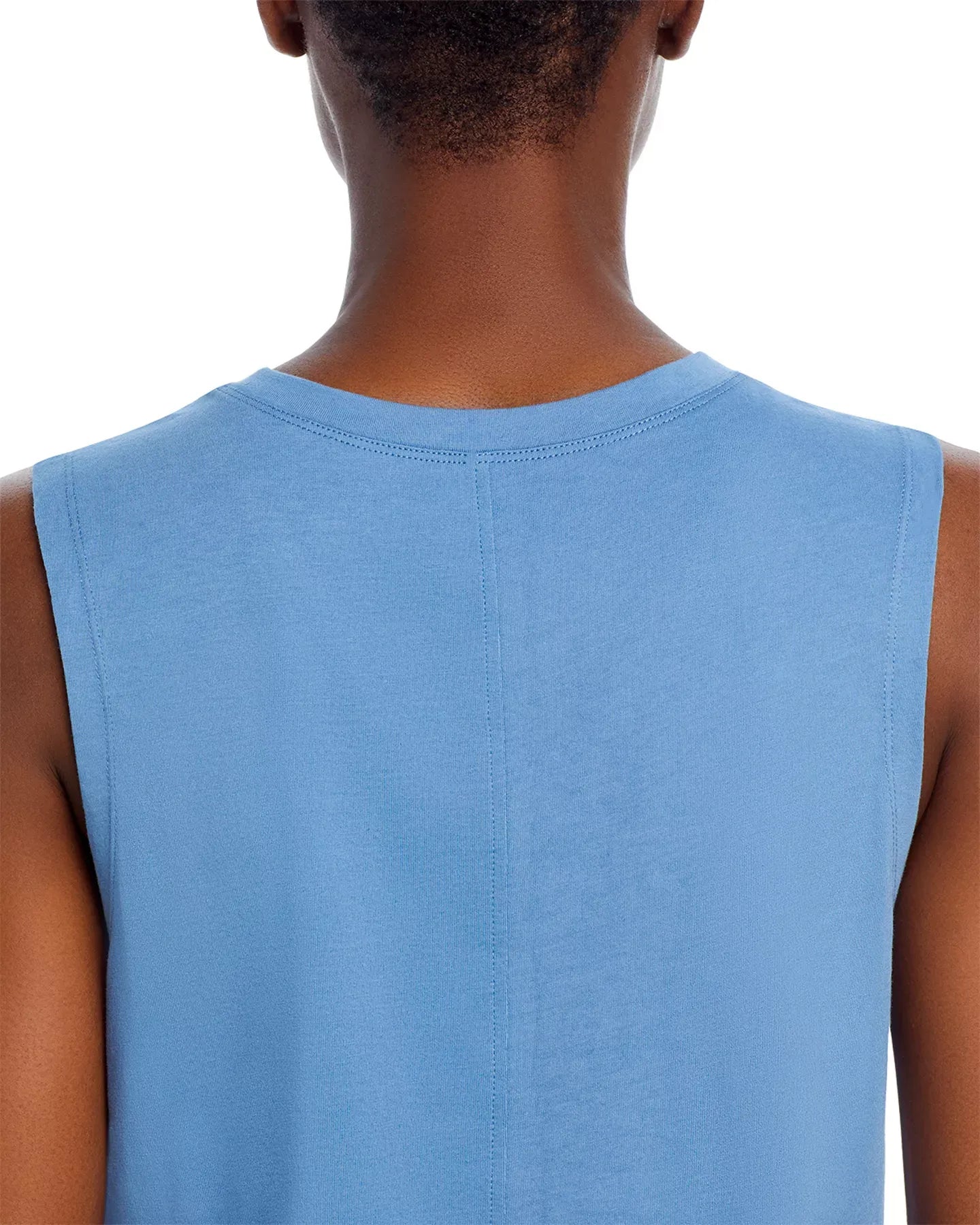 AQUA Scallop Hem Tank Top - Exclusive
