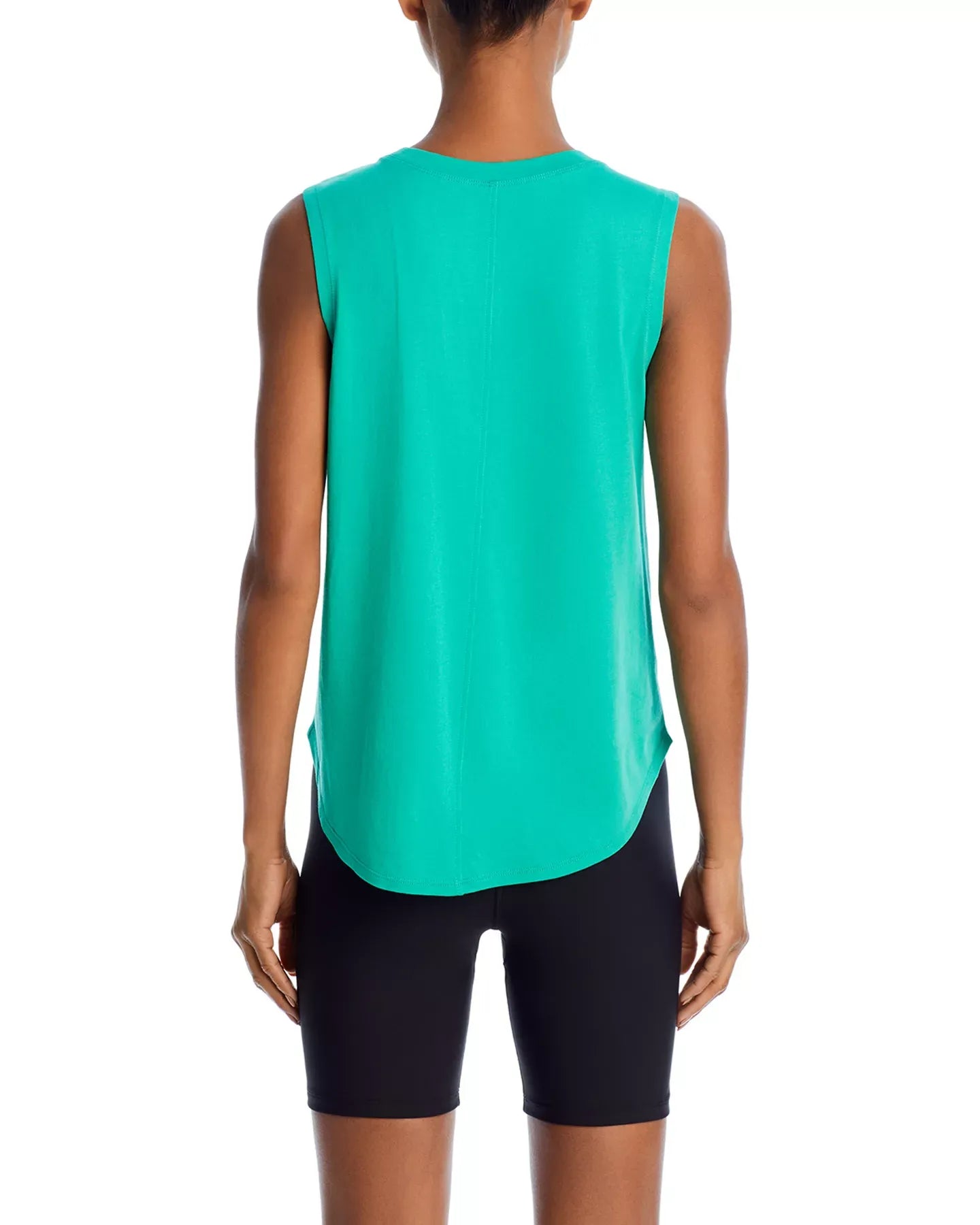 AQUA Scallop Hem Tank Top - Exclusive