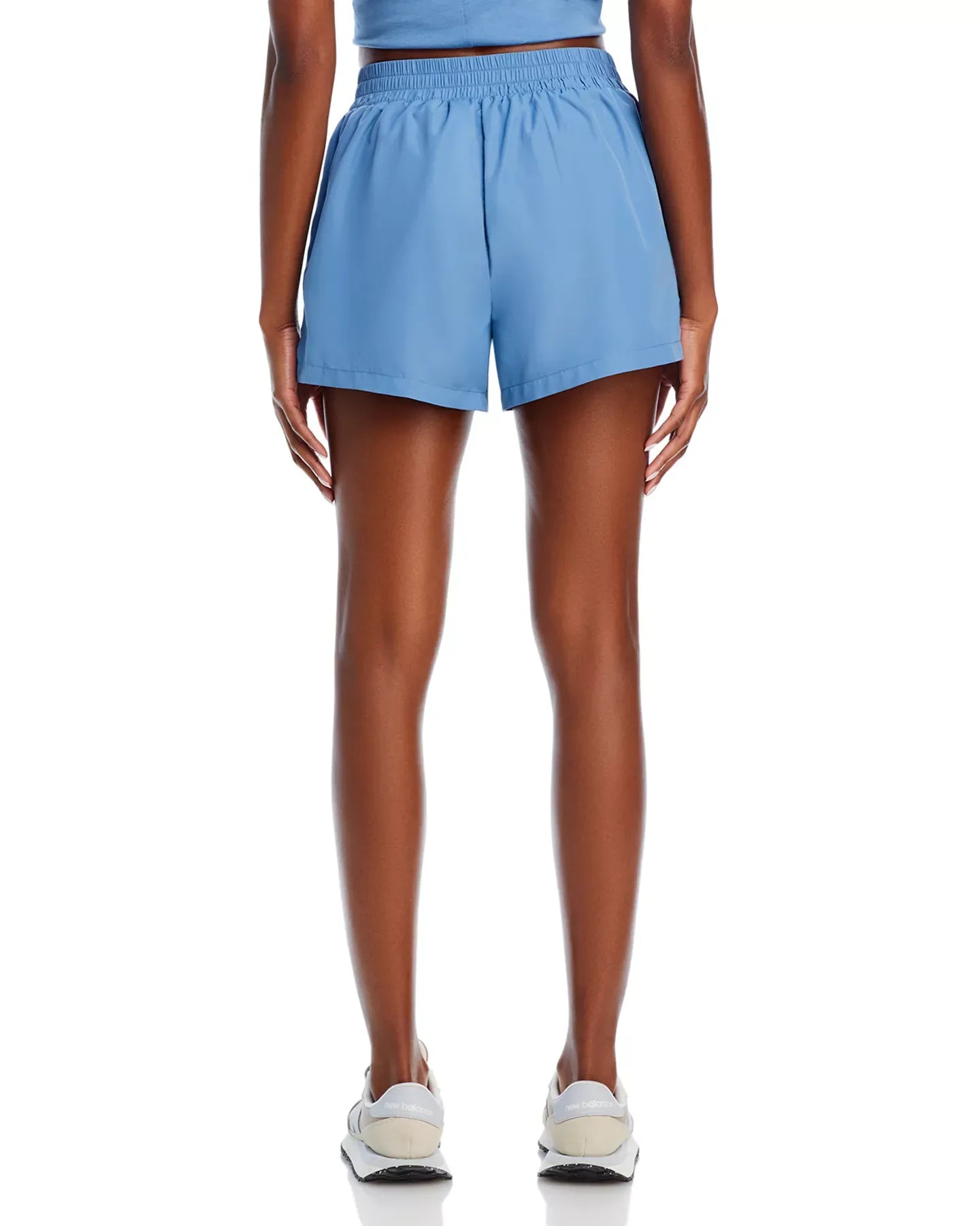 AQUA Flat Front Windbreaker Shorts - Exclusive