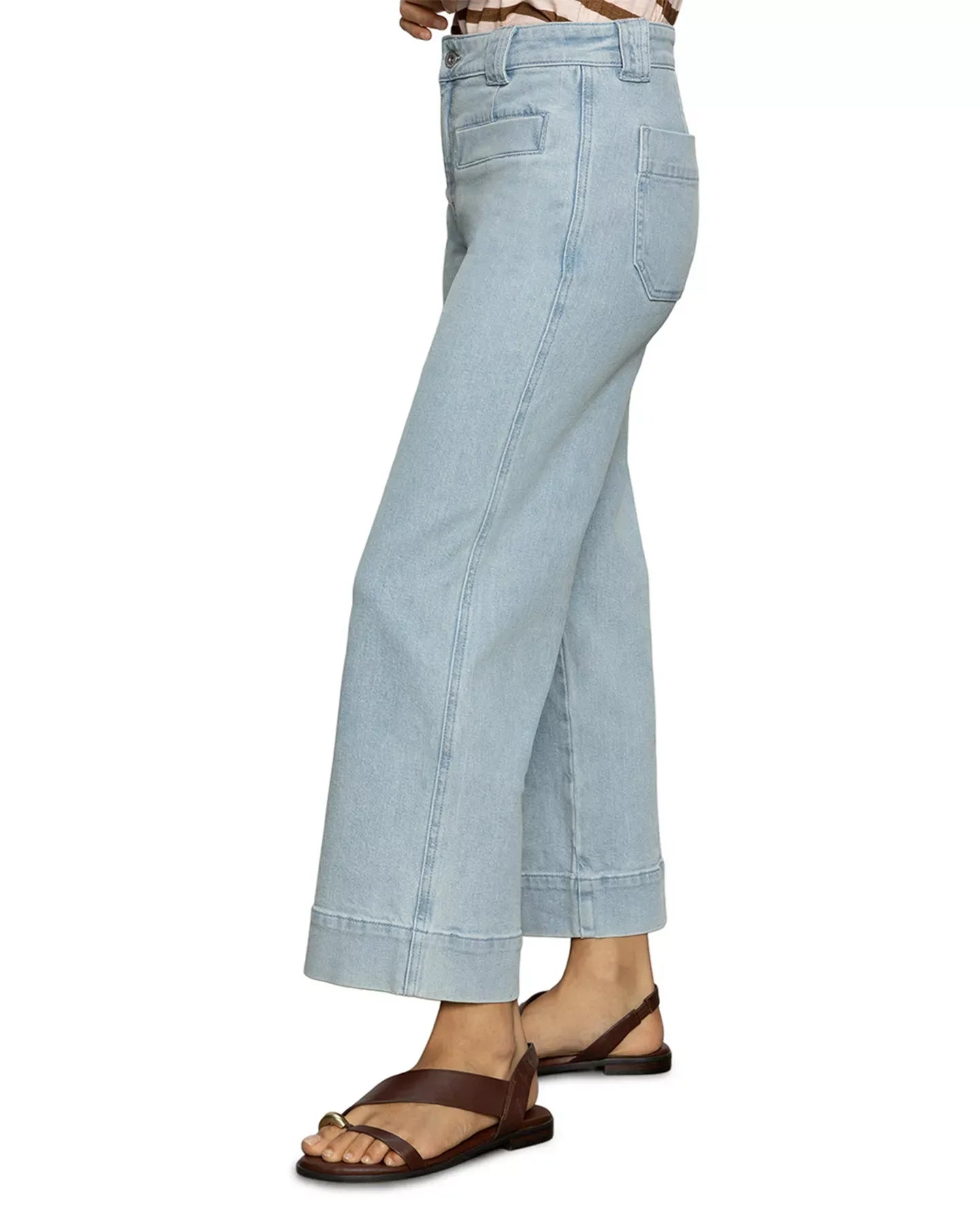 Sanctuary Voyage Cropped High Rise Jeans in Winner's Circle