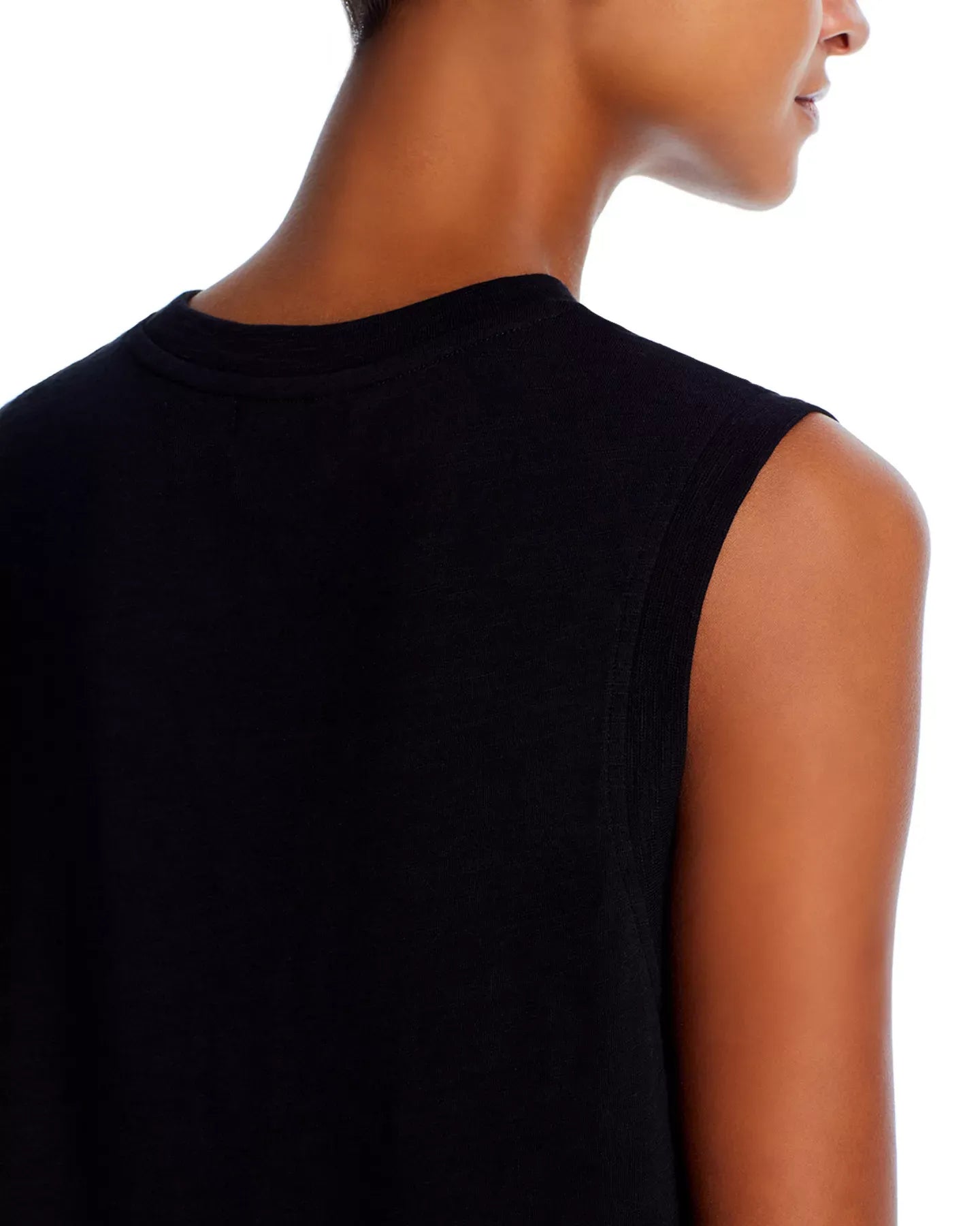 AQUA Slub Jersey Muscle Tank - Exclusive Top