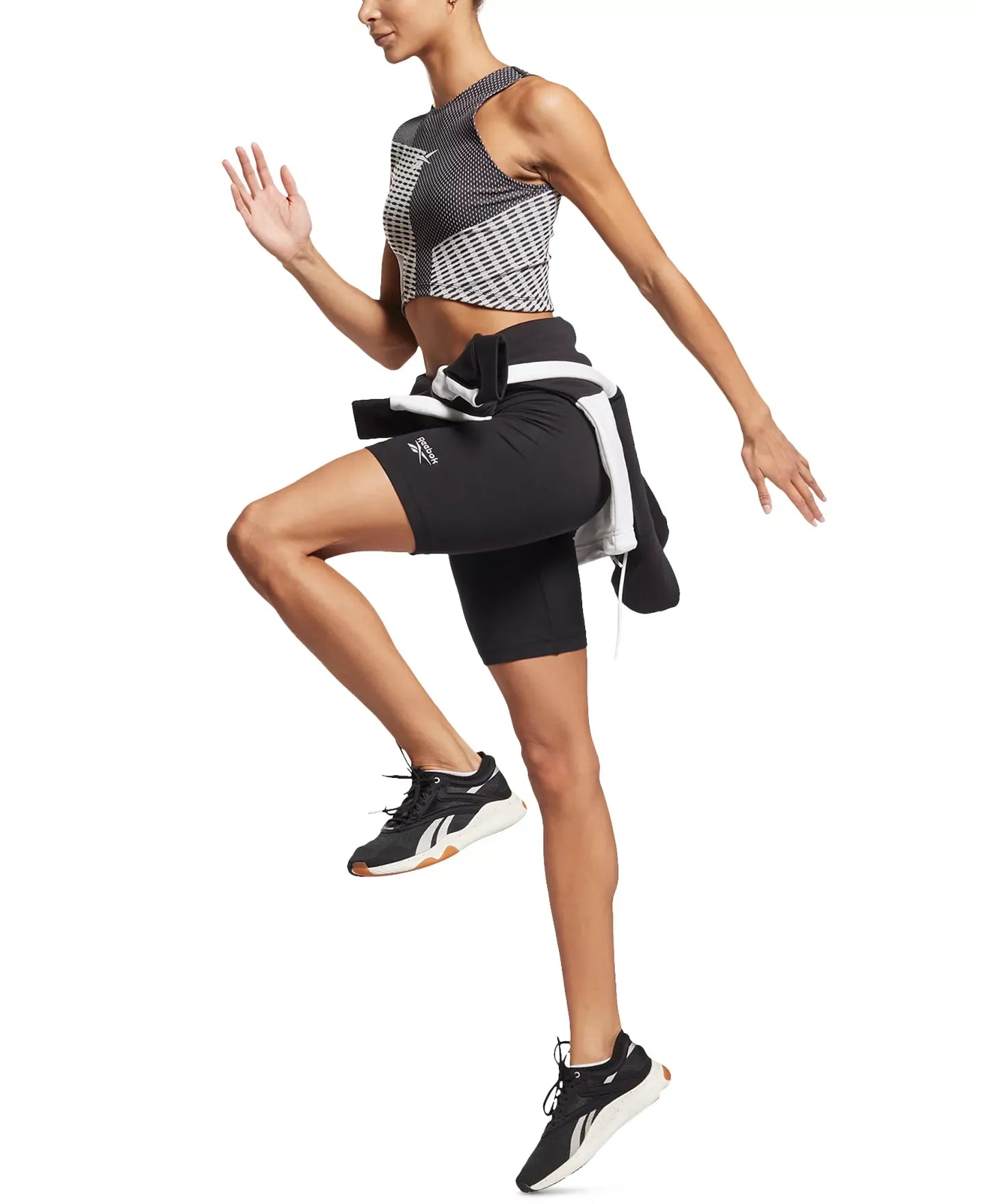 Reebok Women's Identity Logo Cotton 7" Bike Short Shorts