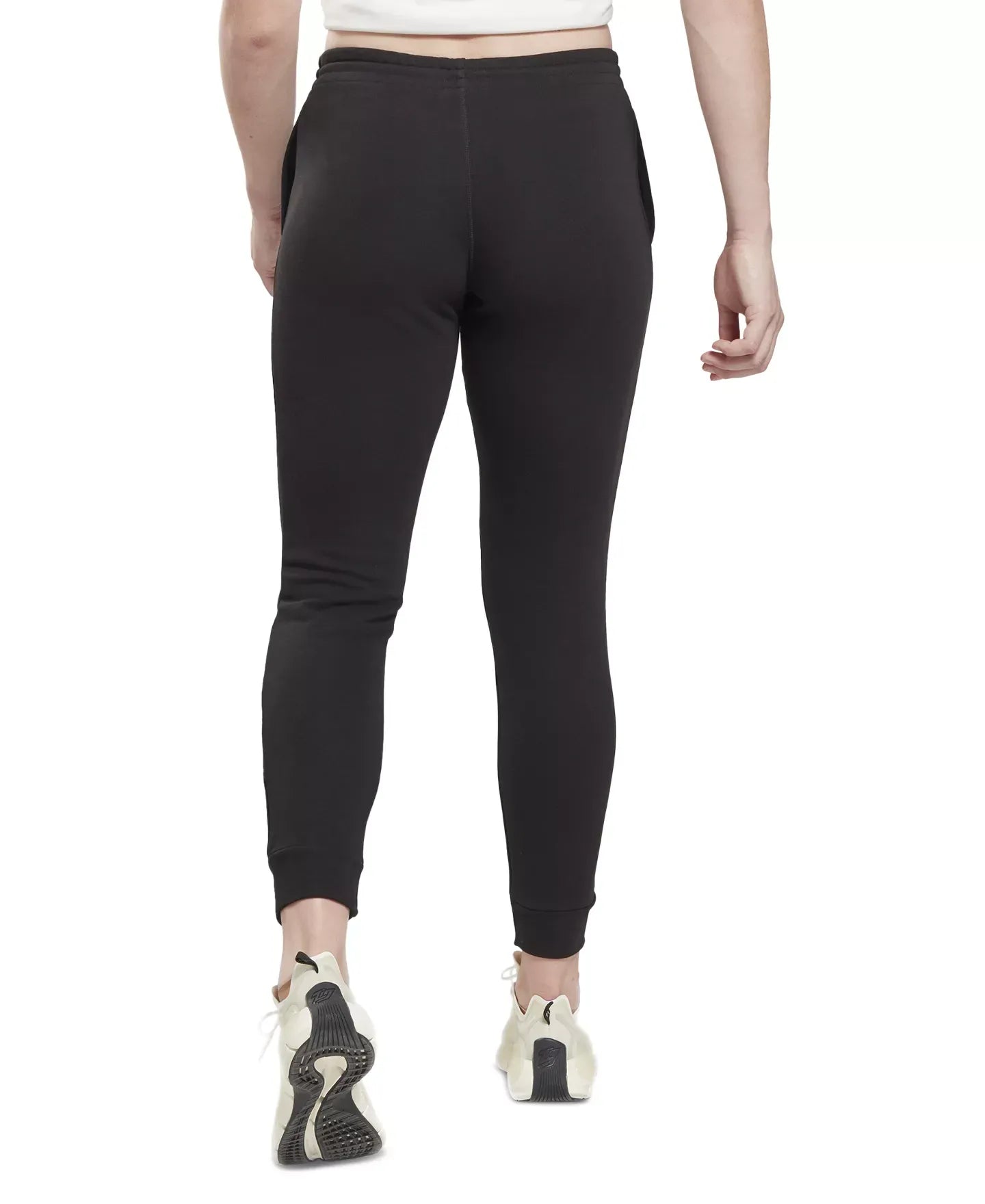 Reebok Women's Identity Drawstring French Terry Jogger Sweatpants Pants