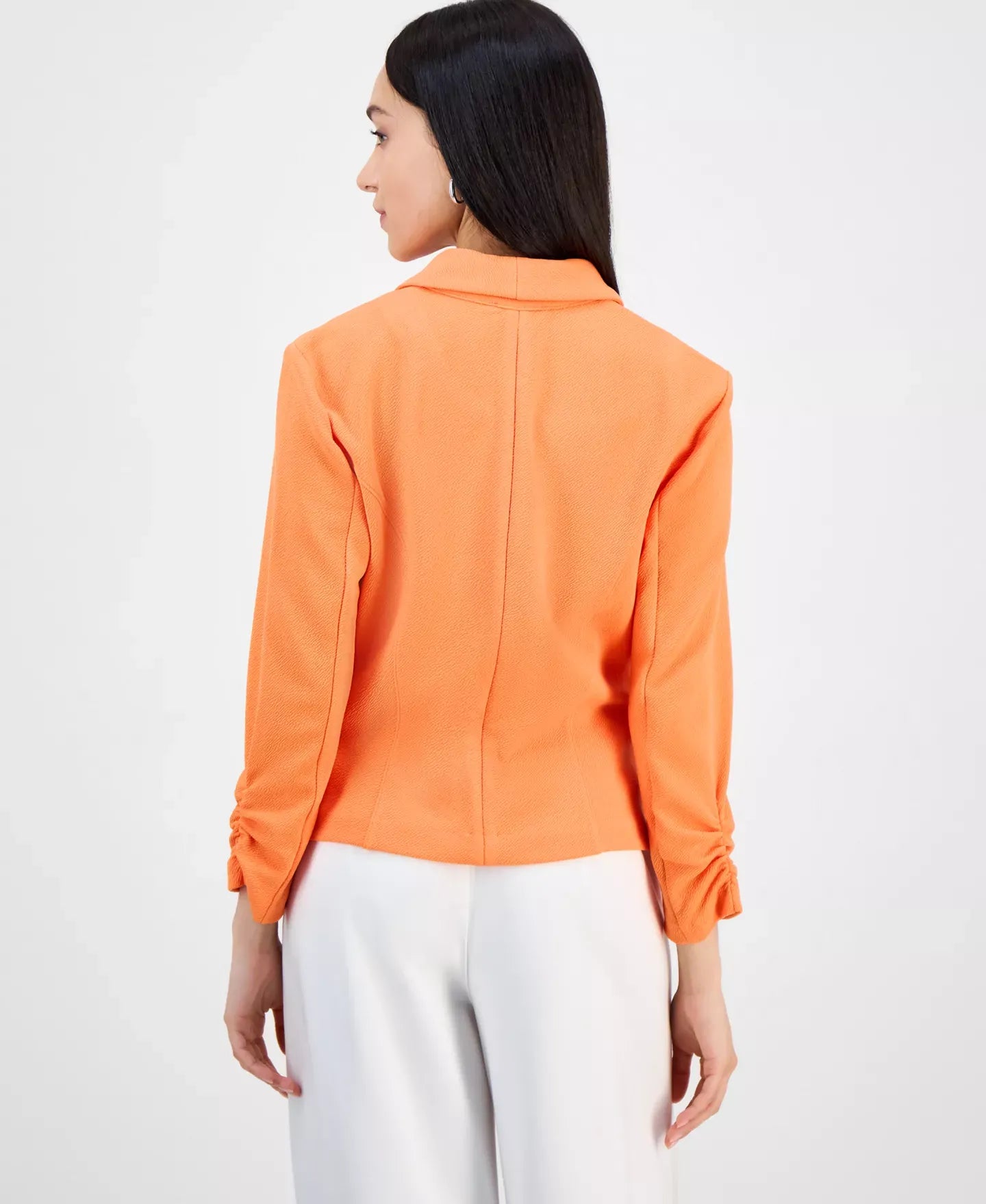 Bar III Petite 3/4-Sleeve Shawl-Collar Blazer