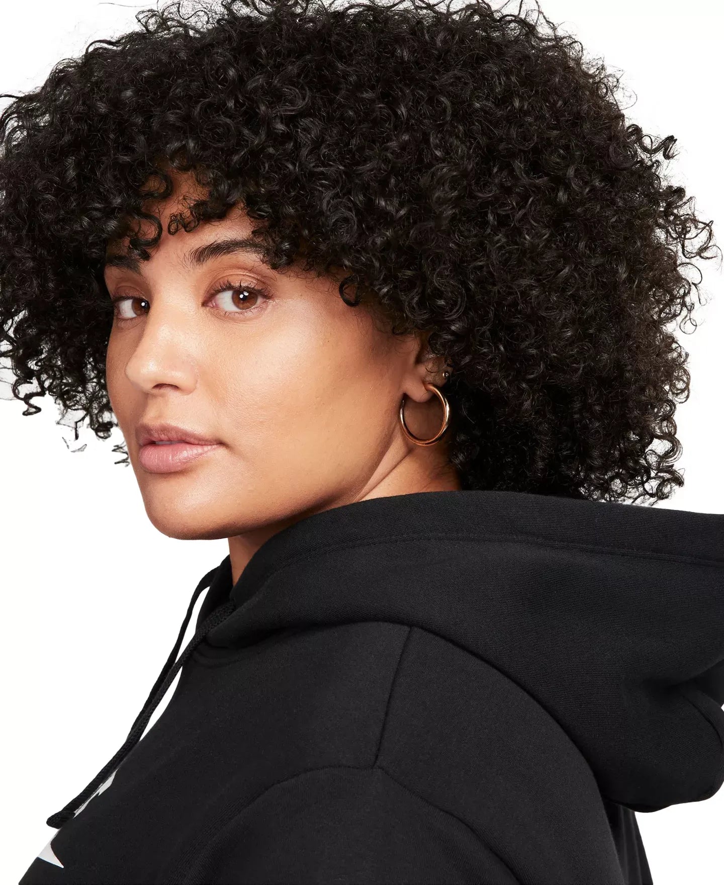 Nike Plus Size Active Sportswear Club Hooded Fleece Sweatshirt