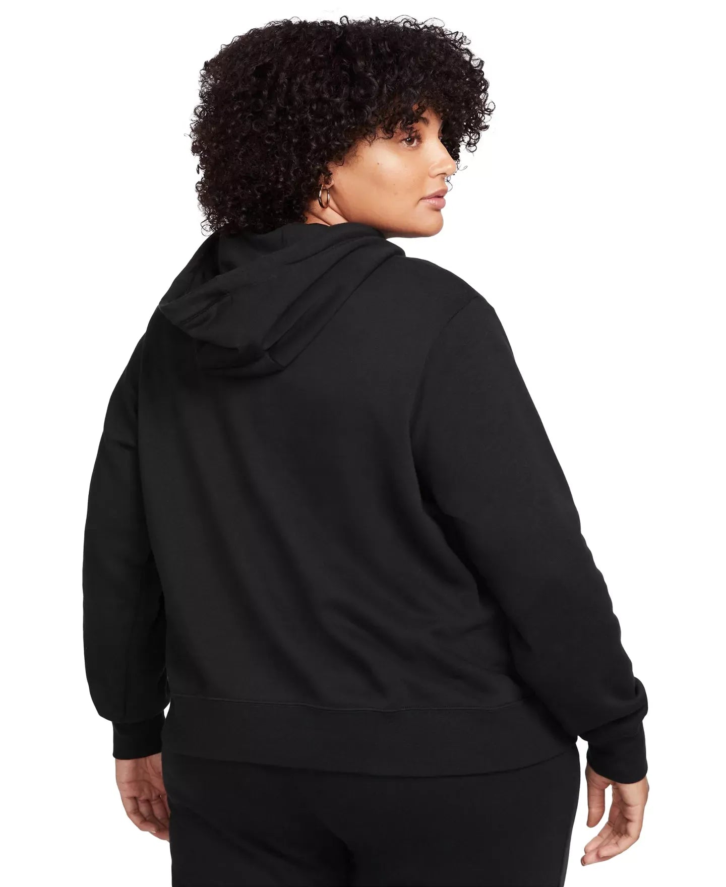 Nike Plus Size Active Sportswear Club Hooded Fleece Sweatshirt