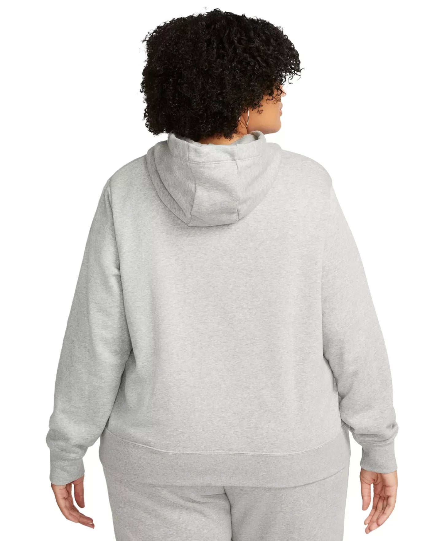 Nike Plus Size Active Sportswear Club Hooded Fleece Sweatshirt