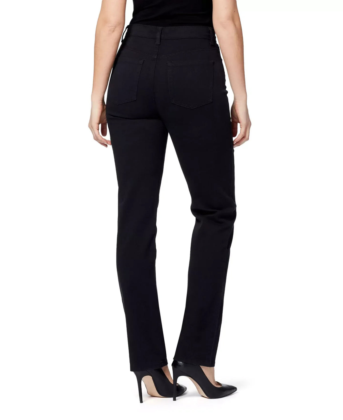 Gloria Vanderbilt Petite Amanda High Rise Straight-Leg Jeans & Short