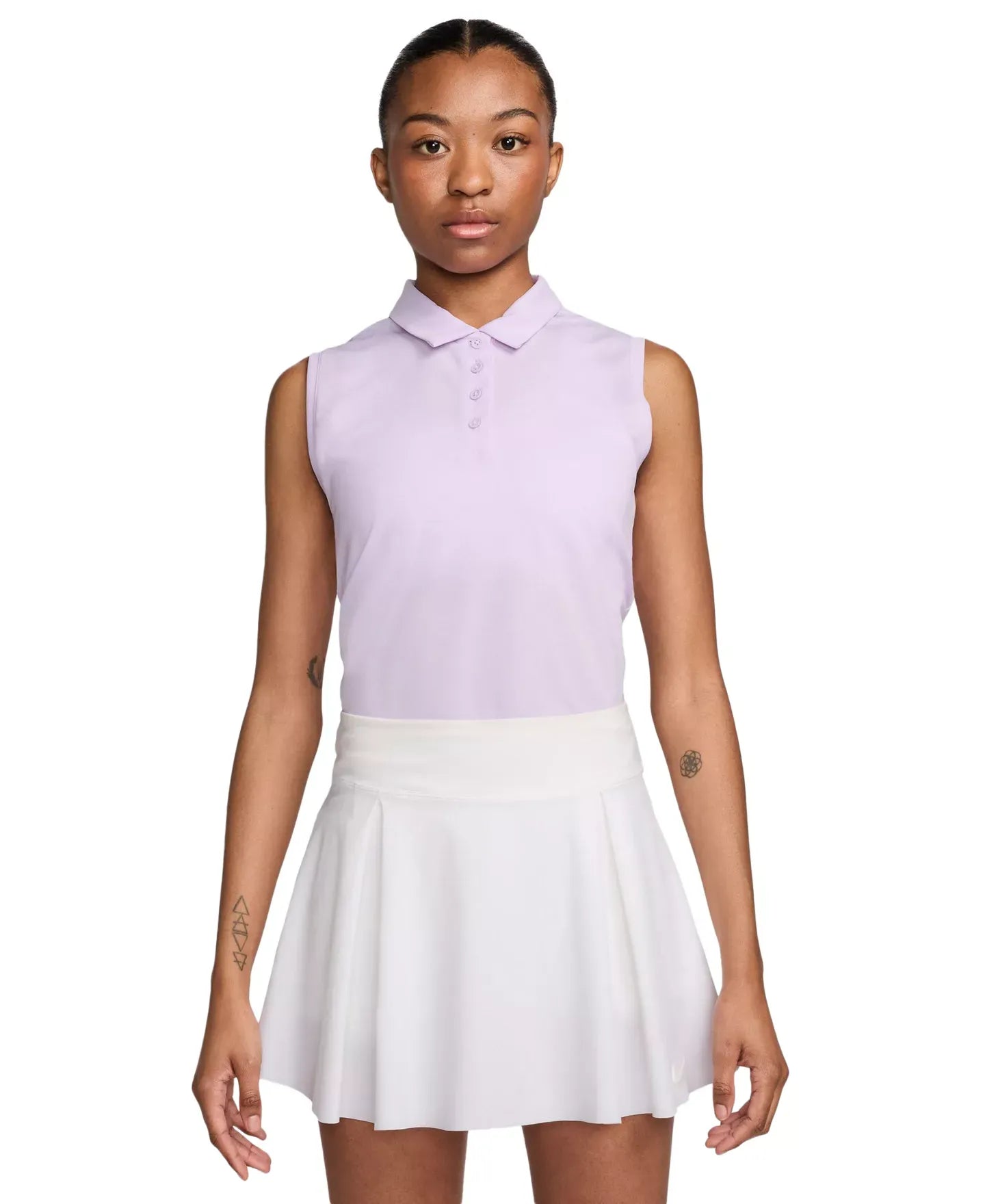 Nike Women's Dri-FIT Victory Sleeveless Golf Polo T-Shirt Top