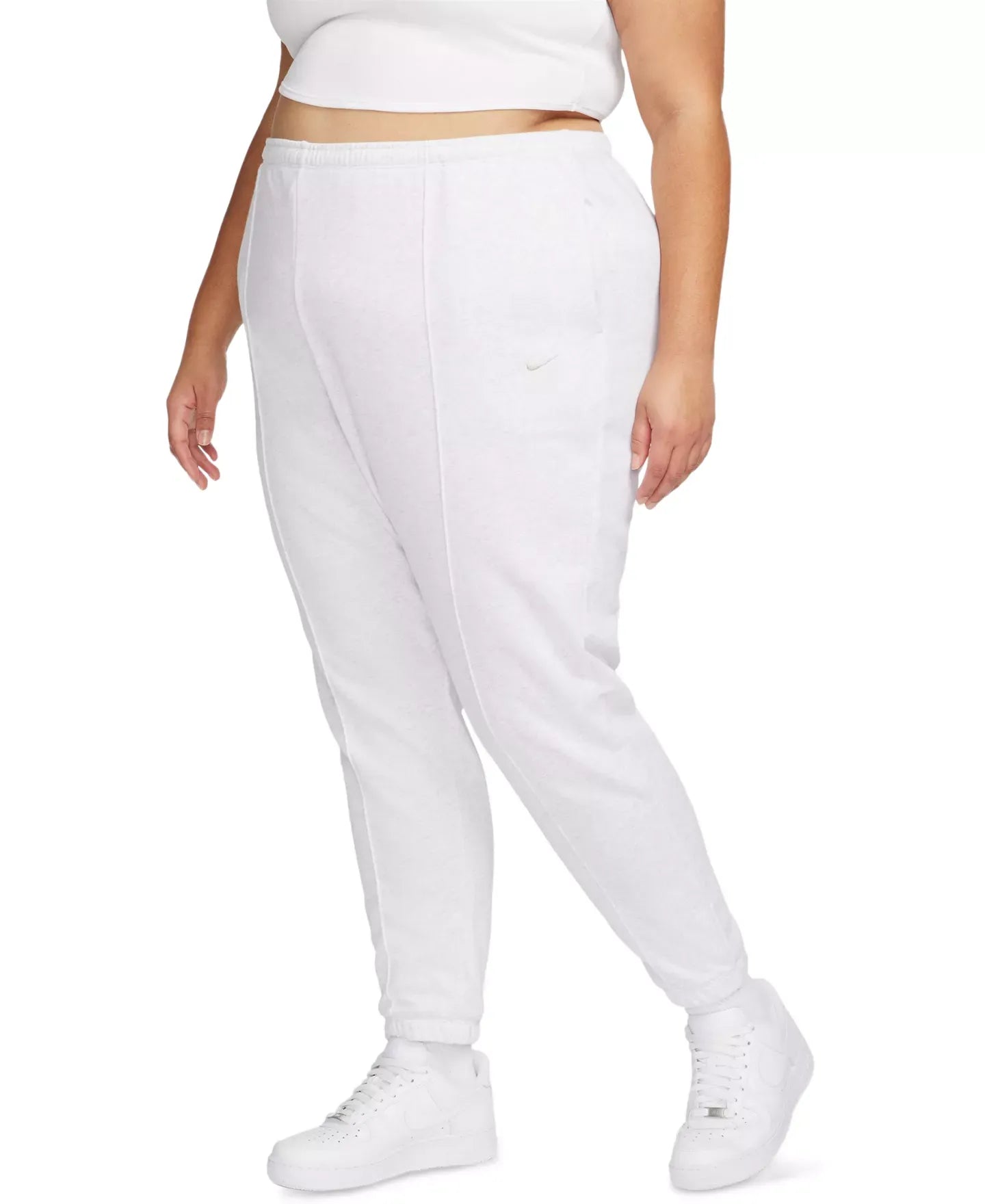 Nike Plus Size Sportswear Chill Terry Slim-Fit High-Waist French Sweatpants