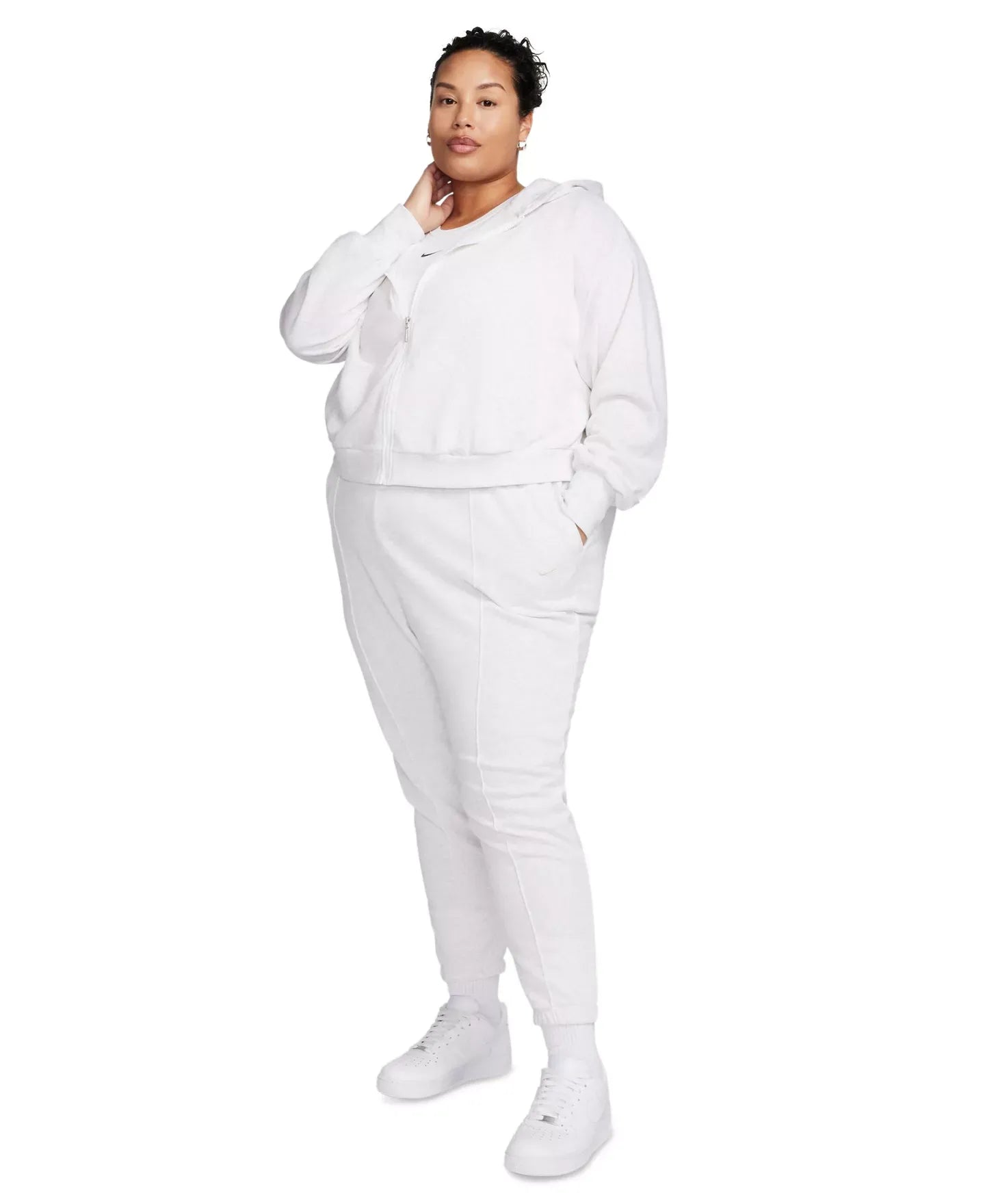 Nike Plus Size Sportswear Chill Terry Slim-Fit High-Waist French Sweatpants