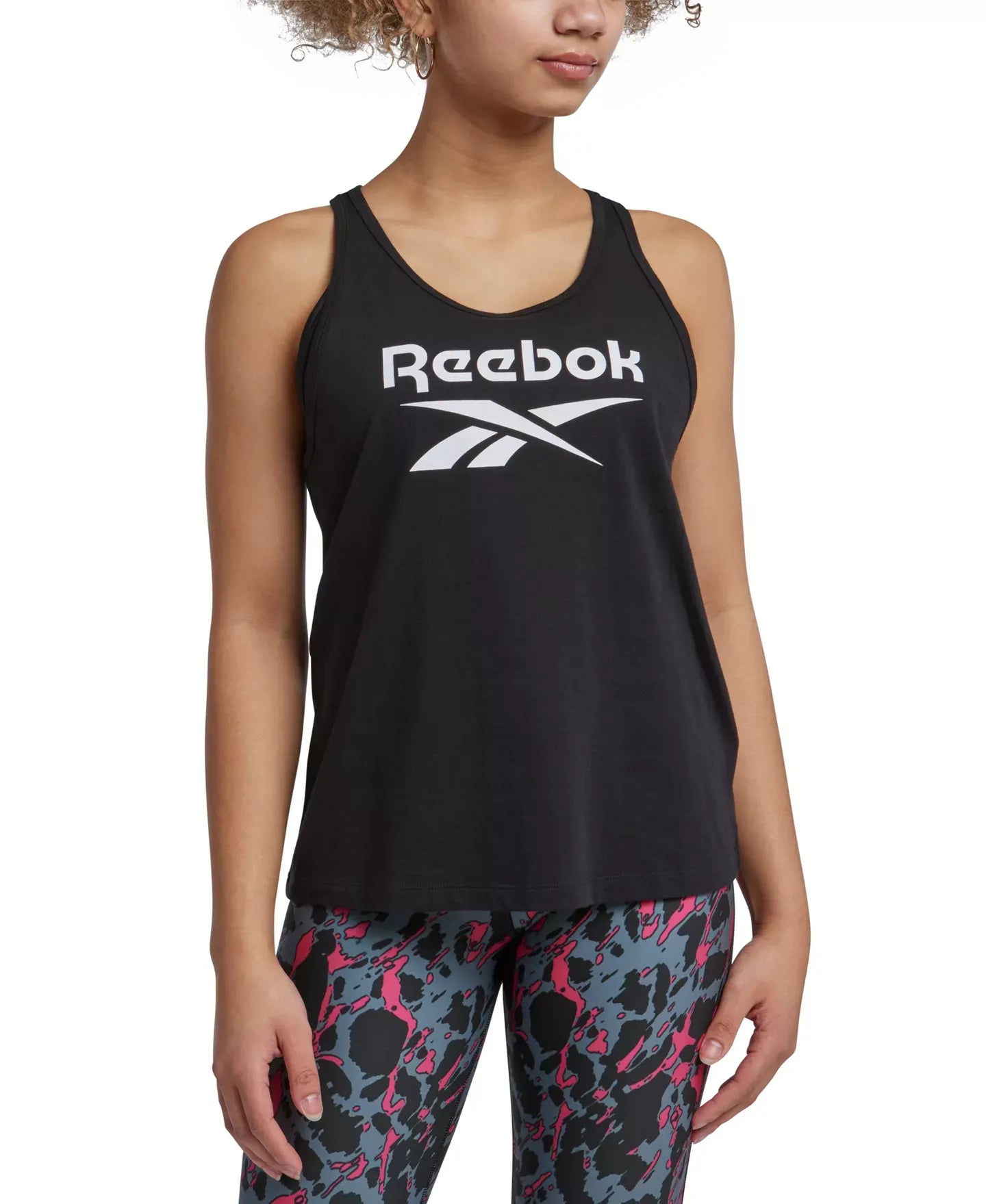Reebok Women's Identity Cotton Big Logo Tank Top