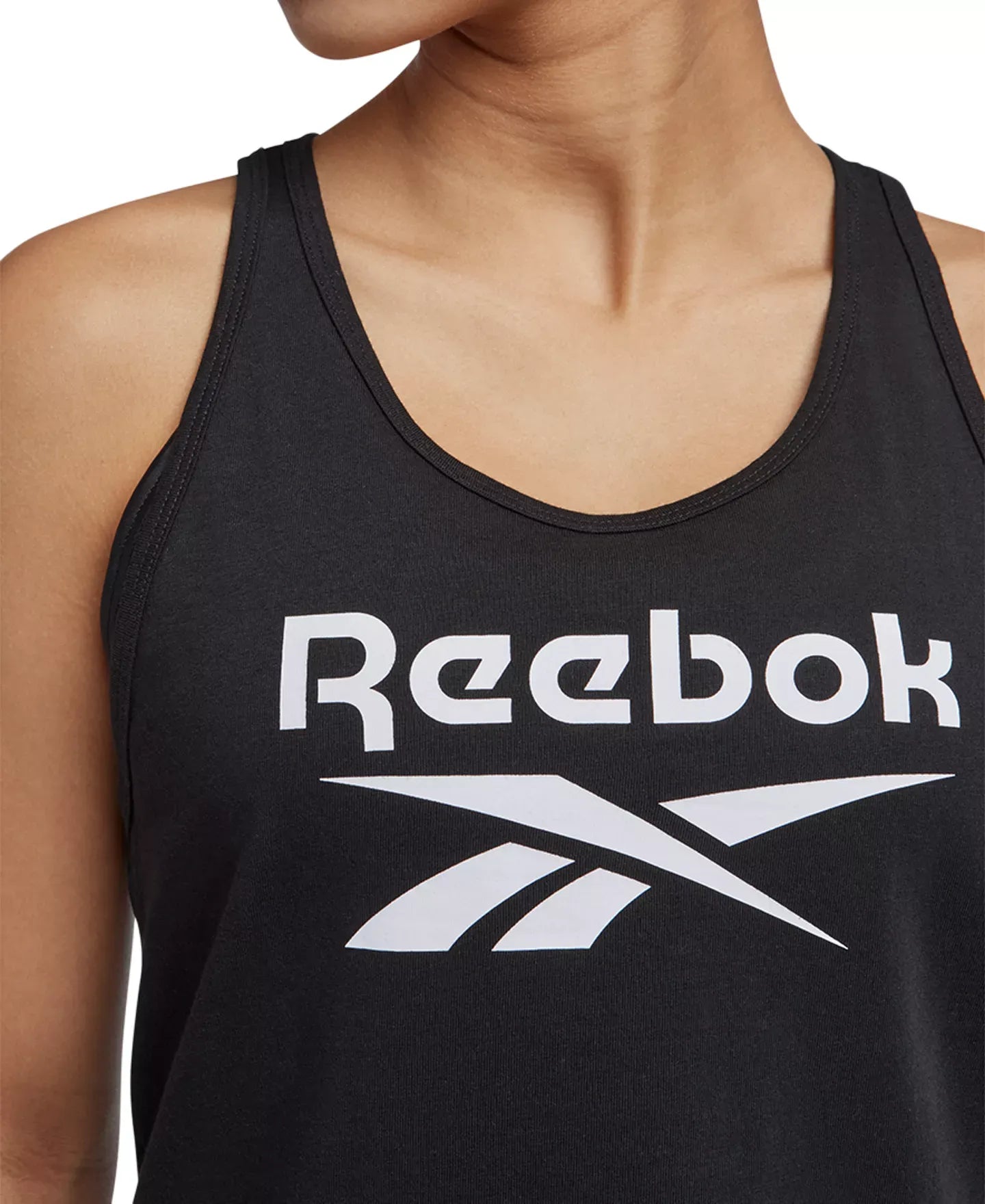 Reebok Women's Identity Cotton Big Logo Tank Top