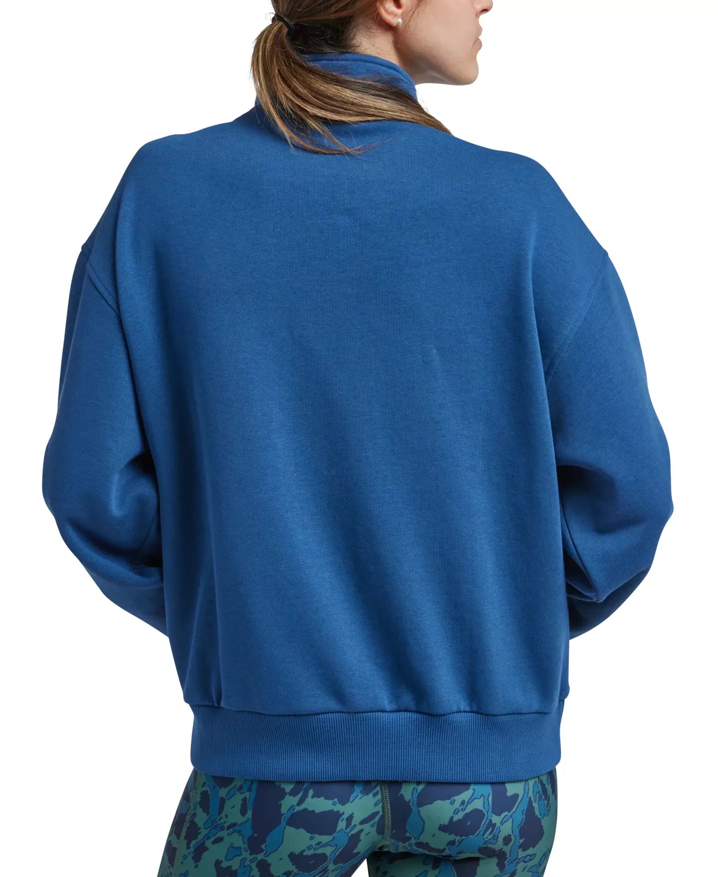 Reebok Women's Identity Brand Proud Quarter Zip Sweatshirt