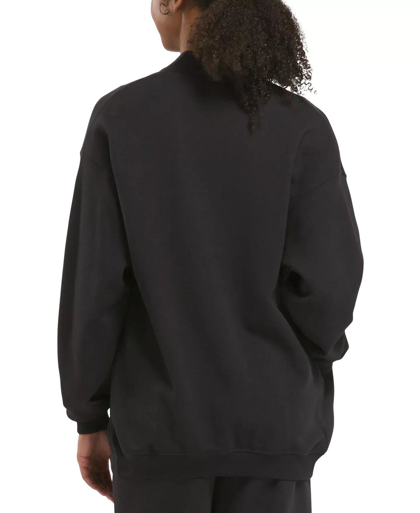 Reebok Women's Team Cotton Appliquéd Initial Cardigan Top