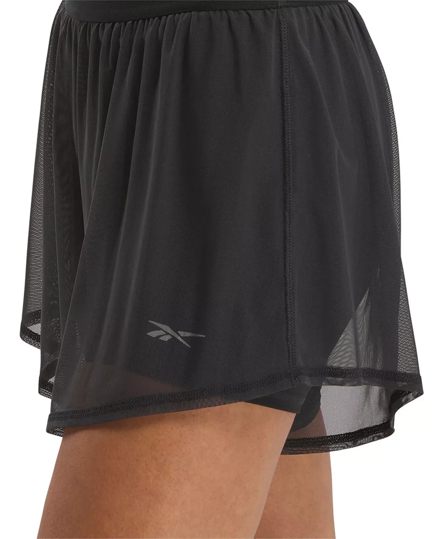 Reebok Women's Team Mesh Layered Knit Shorts