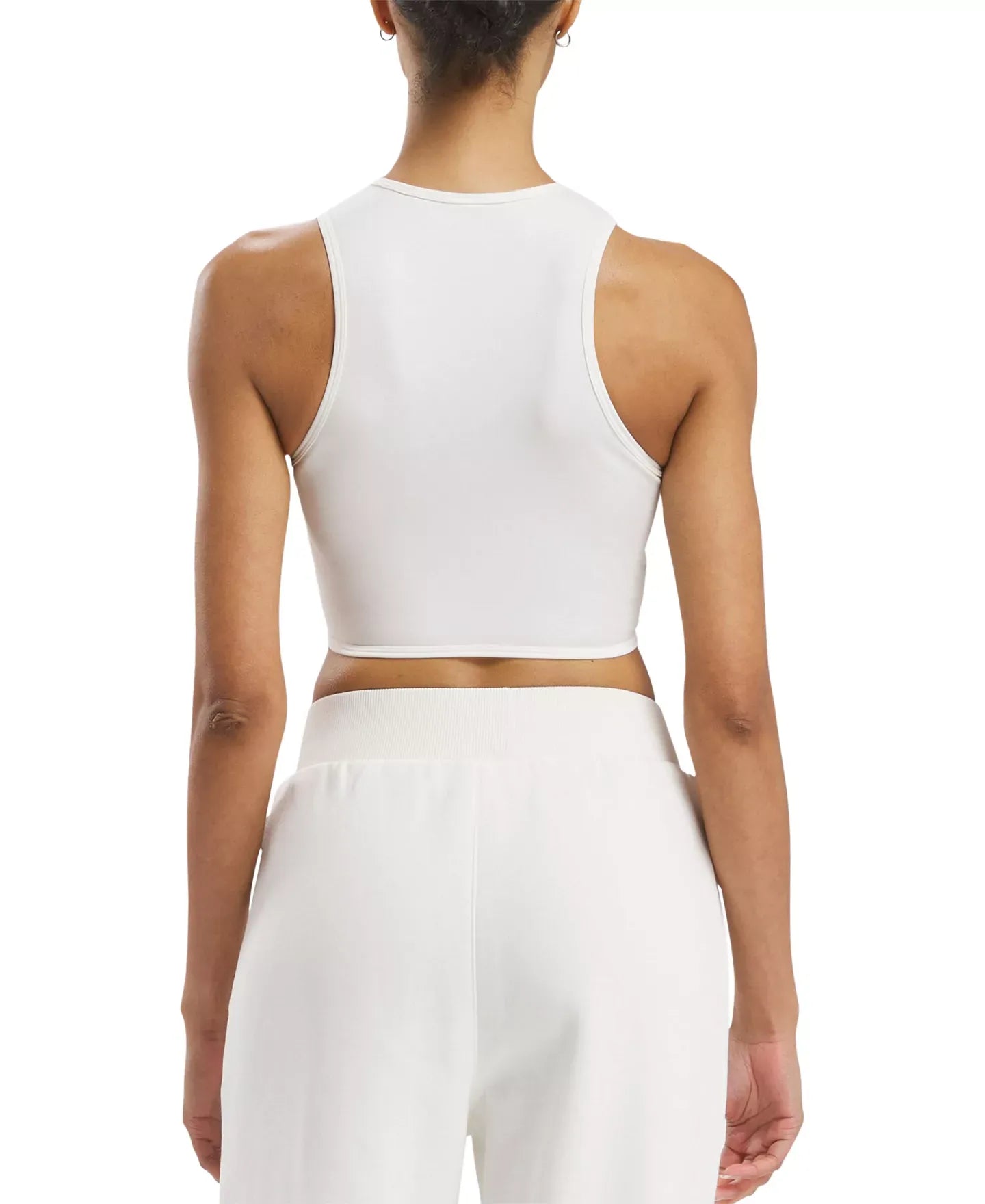 Reebok Women's Wardobe Essentials Curved-Hem Bralette Top Bra