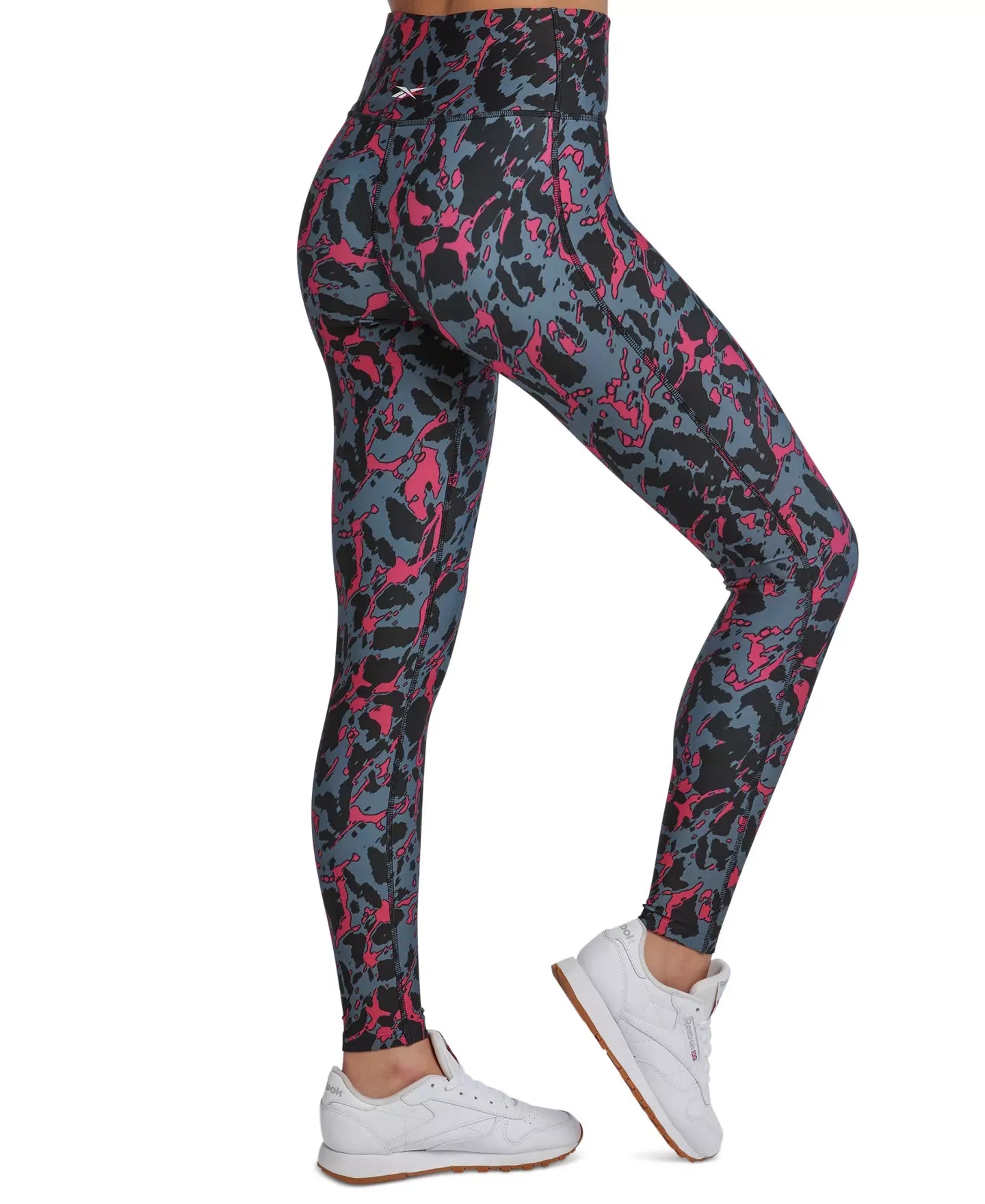 Reebok Women's ID Printed Full-Length Leggings Pants