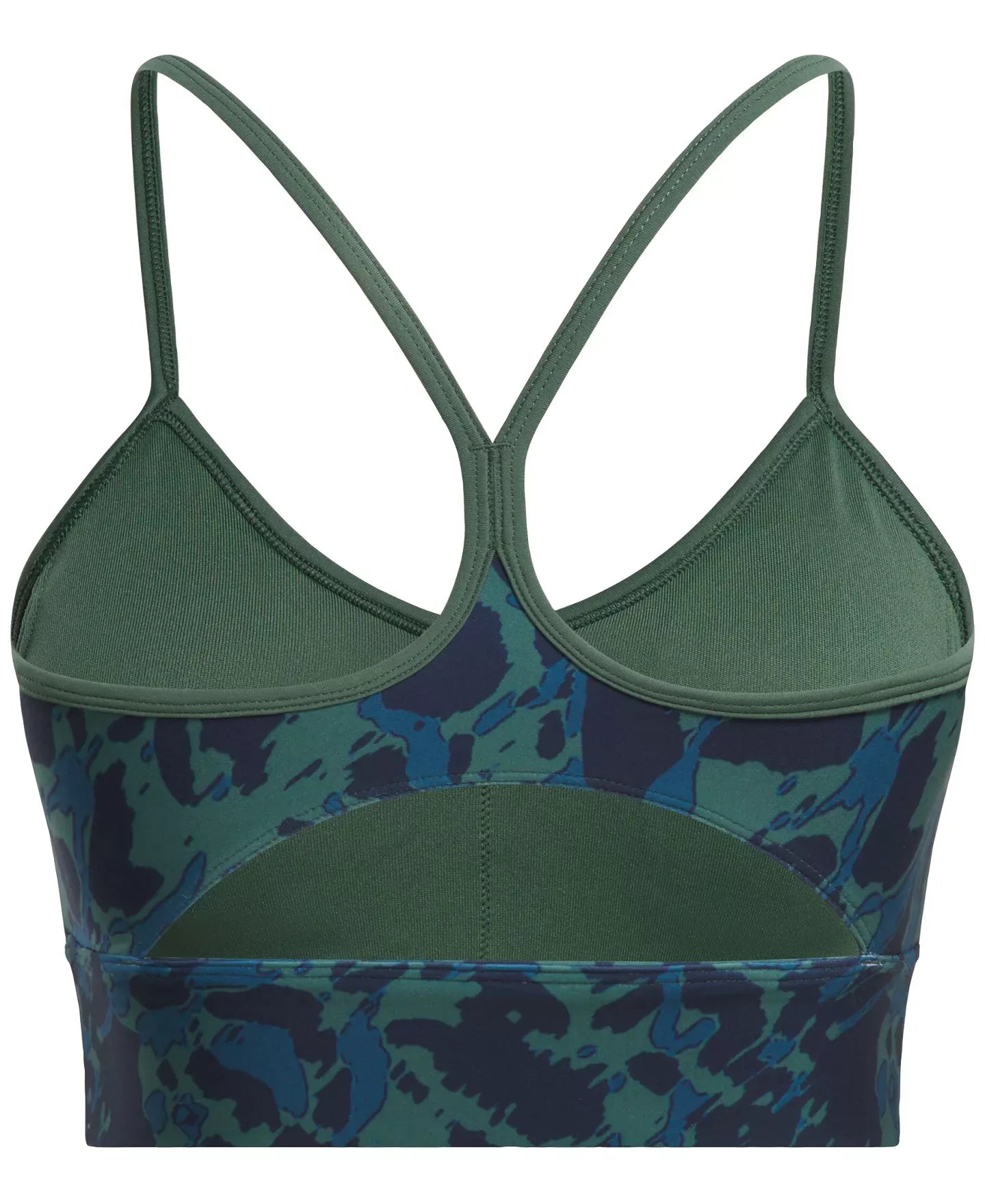 Reebok Women's ID Training Printed Cut-Out Bra